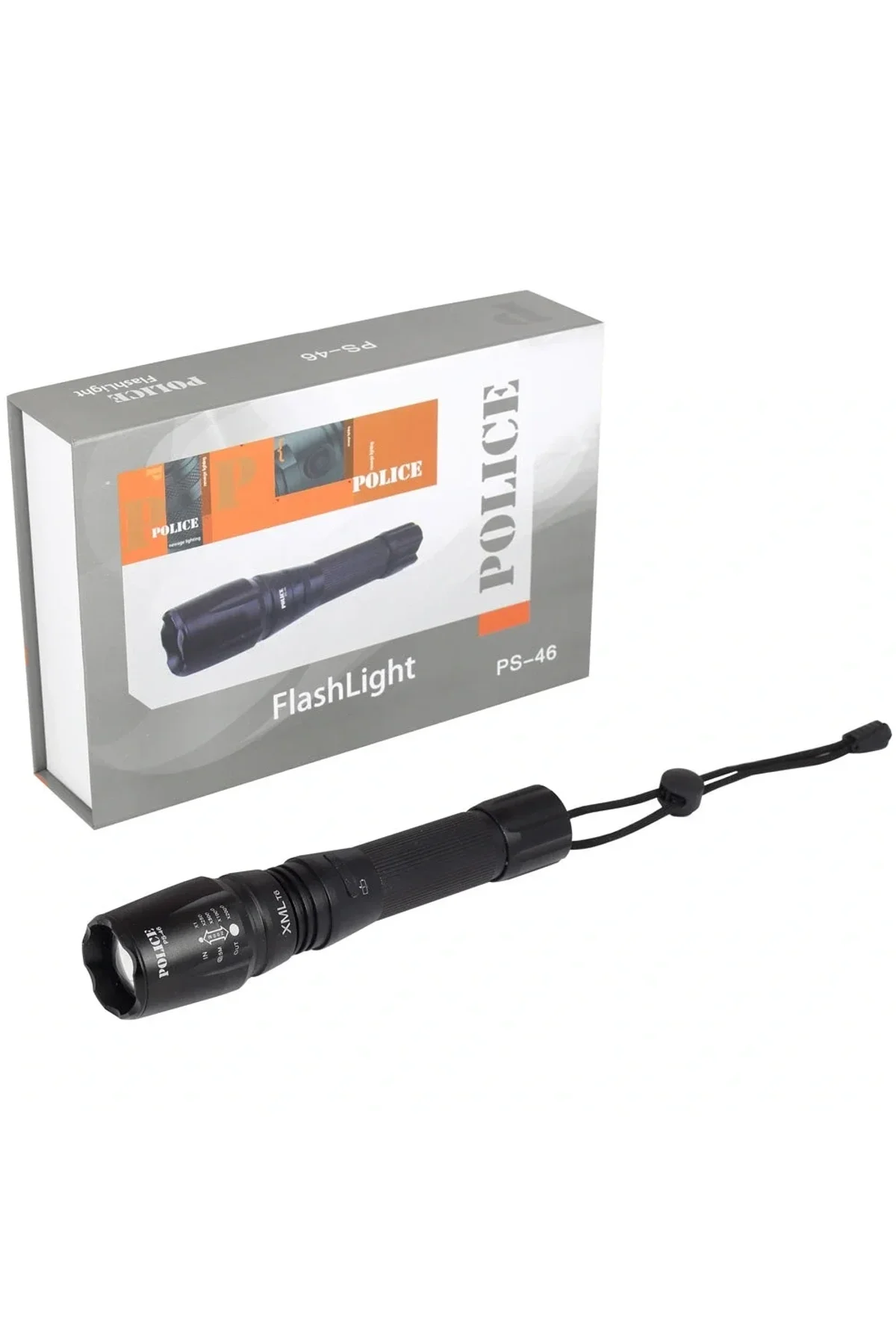 Ps-46 Xml-t6 Led El Feneri İle 500 Metreye Kadar Aydınlatma Sağlayın 5 Modlu Çalışma, 18650 Pil Ve K - Just Cheap Store Görsel 4