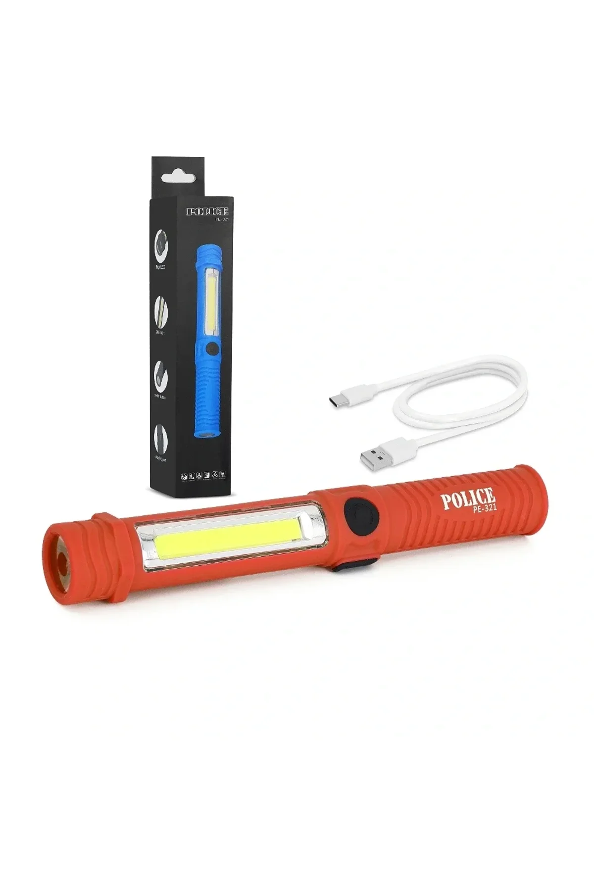 Pe-321 Şarjlı El Feneri - Just Cheap Store Görsel 4