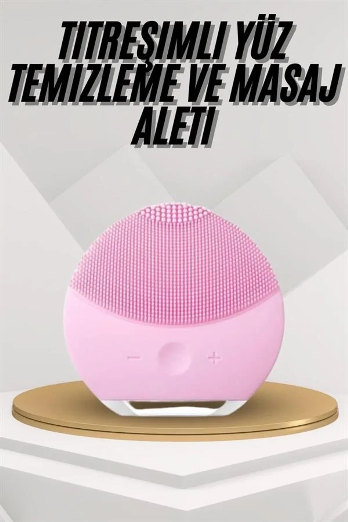 Hassas Ciltlere Özel Titreşimli Yüz Temizleme Ve Masaj Aleti - Just Cheap Store Görsel 2