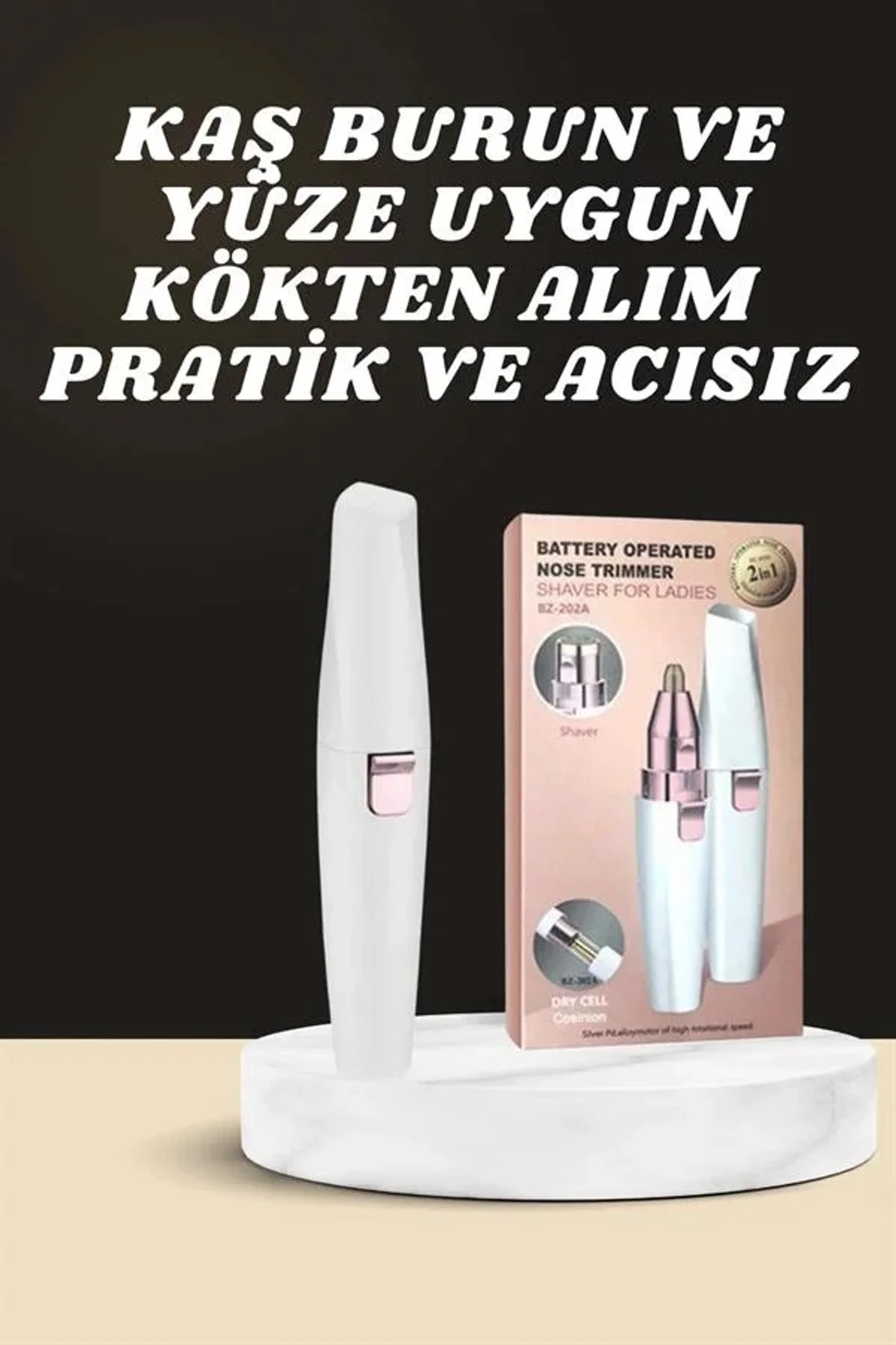 Kulak Burun Ve Yüz Epilasyon Aleti Ve Yüz Masaj Aleti İkili Cilt Bakım Seti - Just Cheap Store Görsel 2