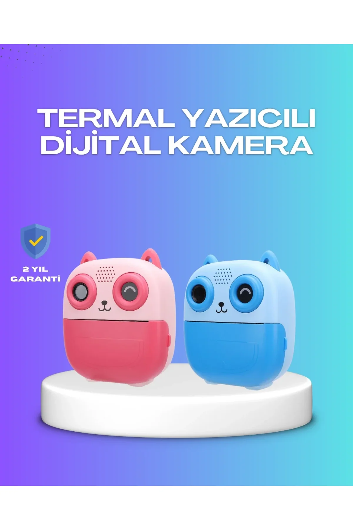 2.4 İnç Ekranlı Çocuk Fotoğraf Makinesi 6x Zoom Özellikli - Just Cheap Store Görsel 2