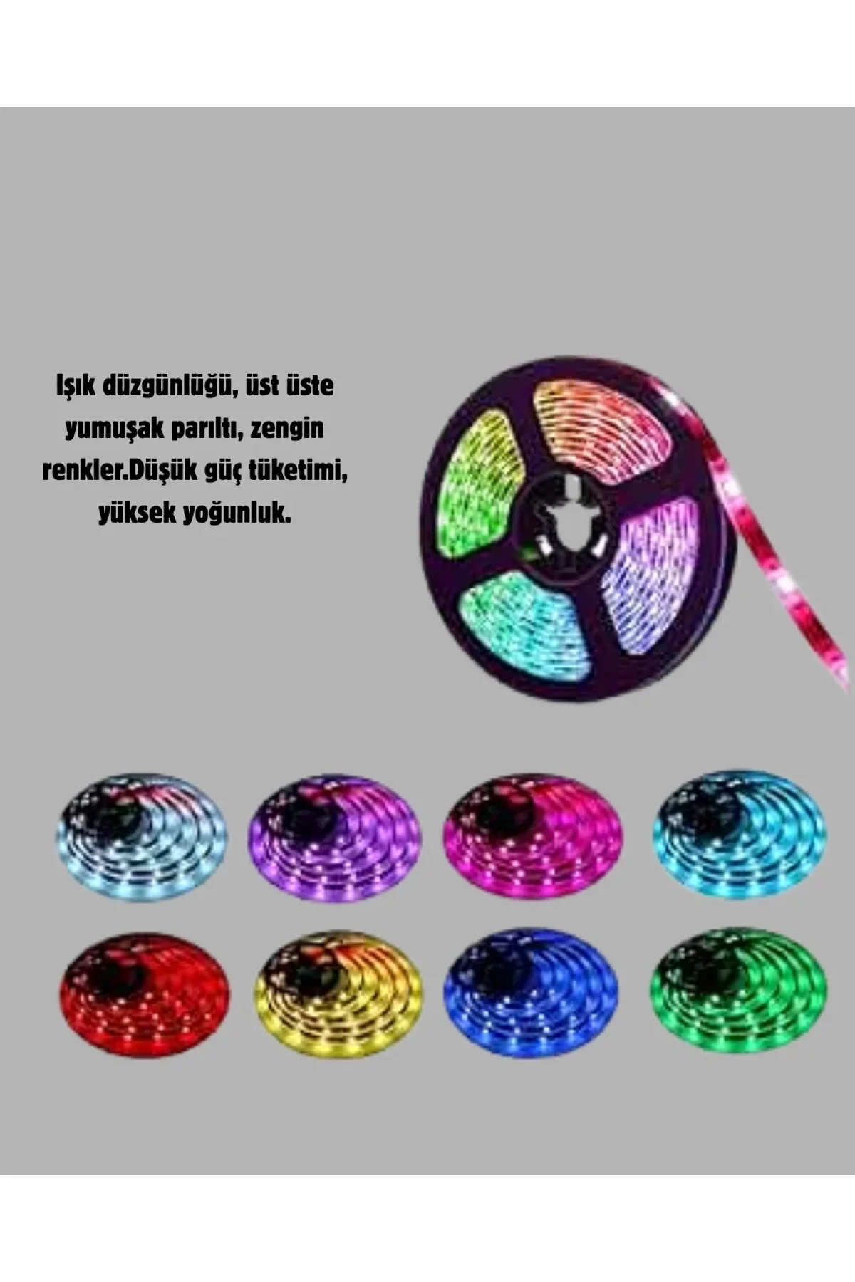 Smart Şerit Led Işık – Uzaktan Kumandalı, Usb Girişli, Müzik Modlu - Just Cheap Store Görsel 5