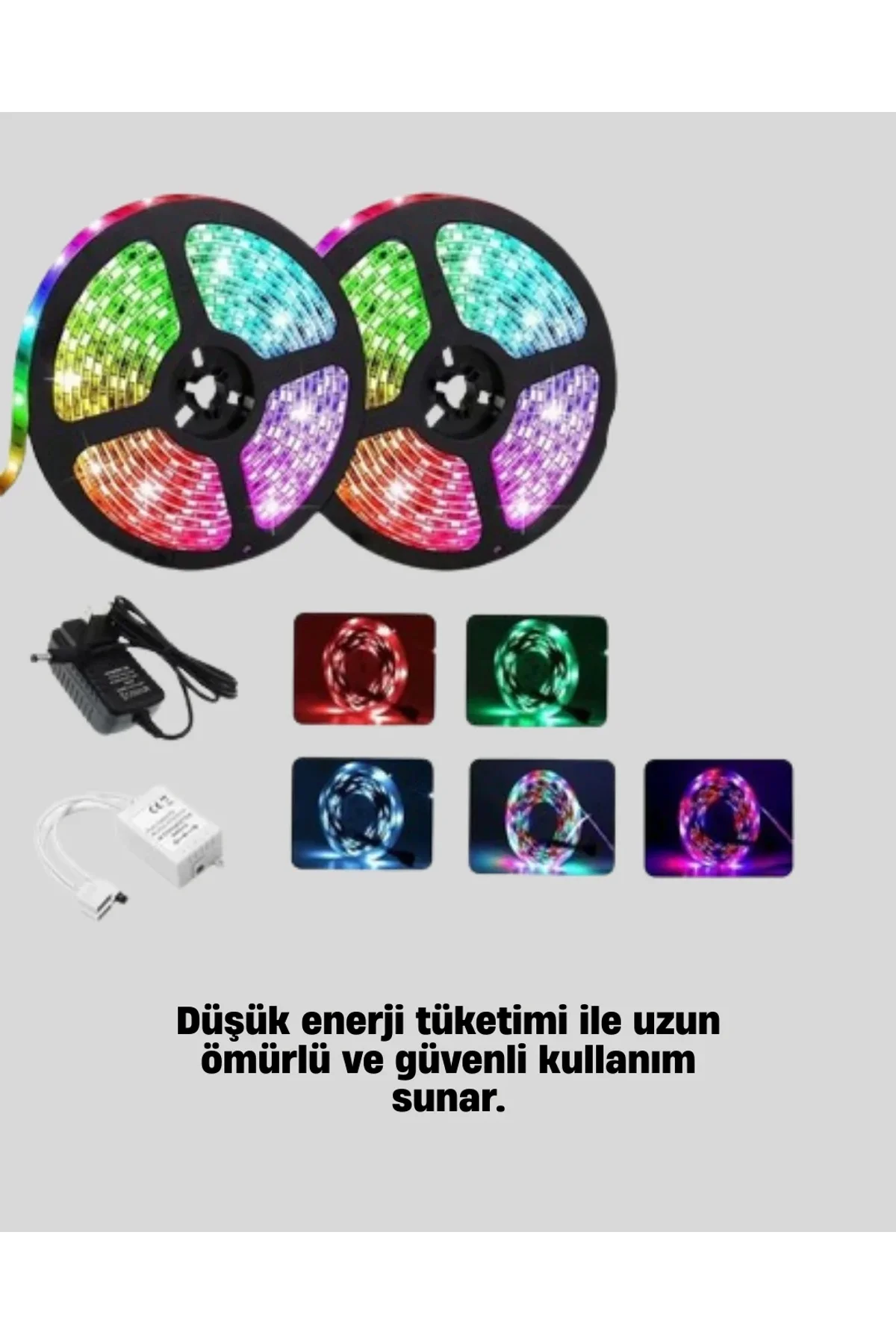 Müziğe Duyarlı Renkli Smart Şerit Led Işık Usb Bağlantılı Ambiyans Aydınlatma - Just Cheap Store Görsel 5