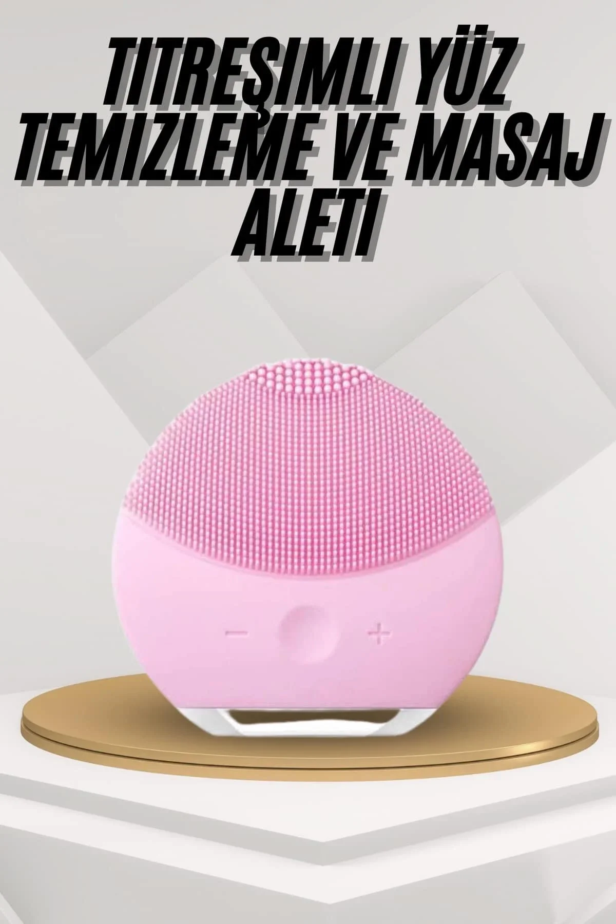 Hassas Ciltlere Özel Titreşimli Yüz Temizleme Ve Masaj Aleti - Just Cheap Store Görsel 2