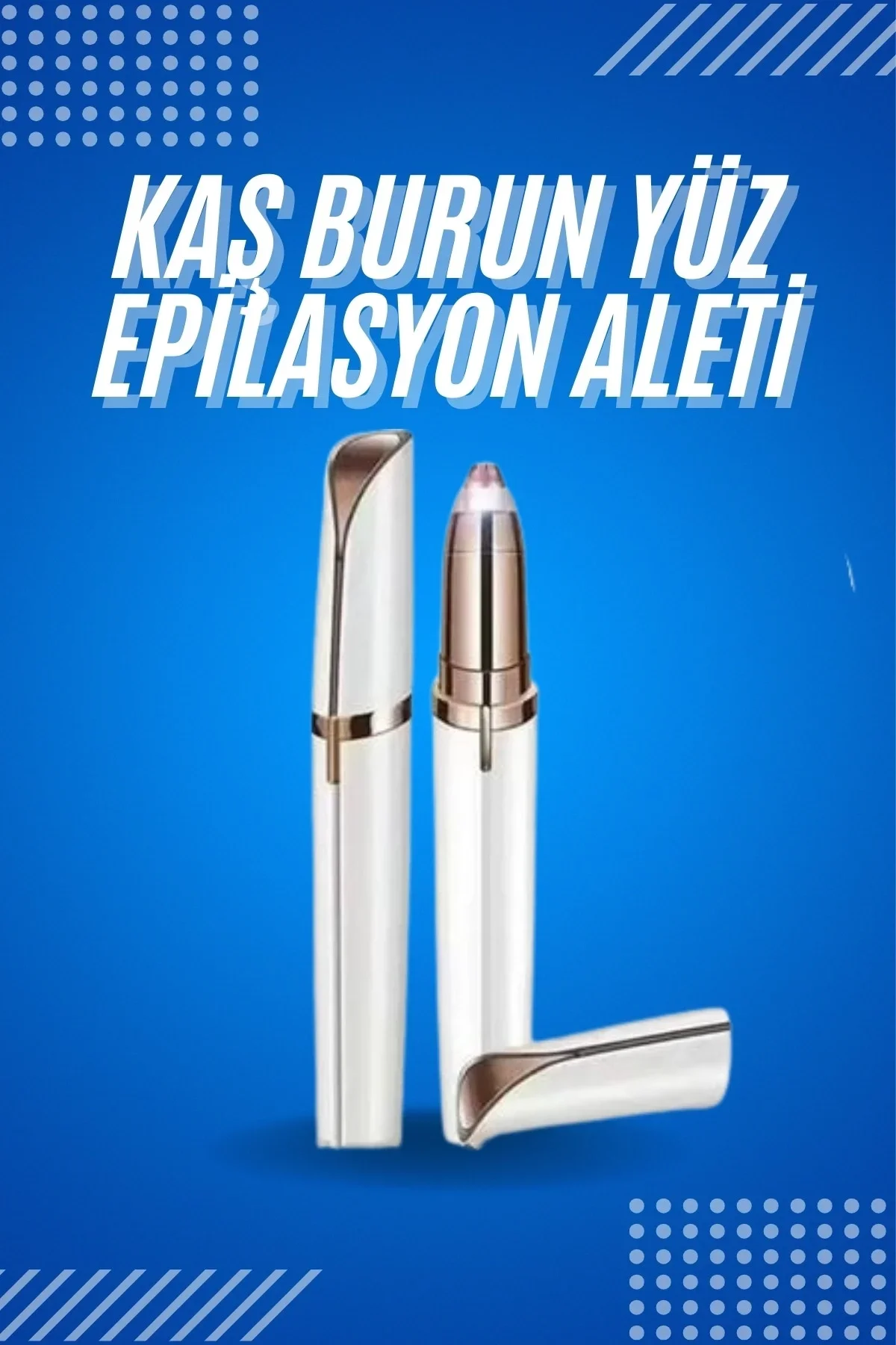 Yüz Epilatör Kıl Kaş Bıyık Tüy Alma Aleti Kaş Bıyık Alma Epilatörü - Just Cheap Store Görsel 2