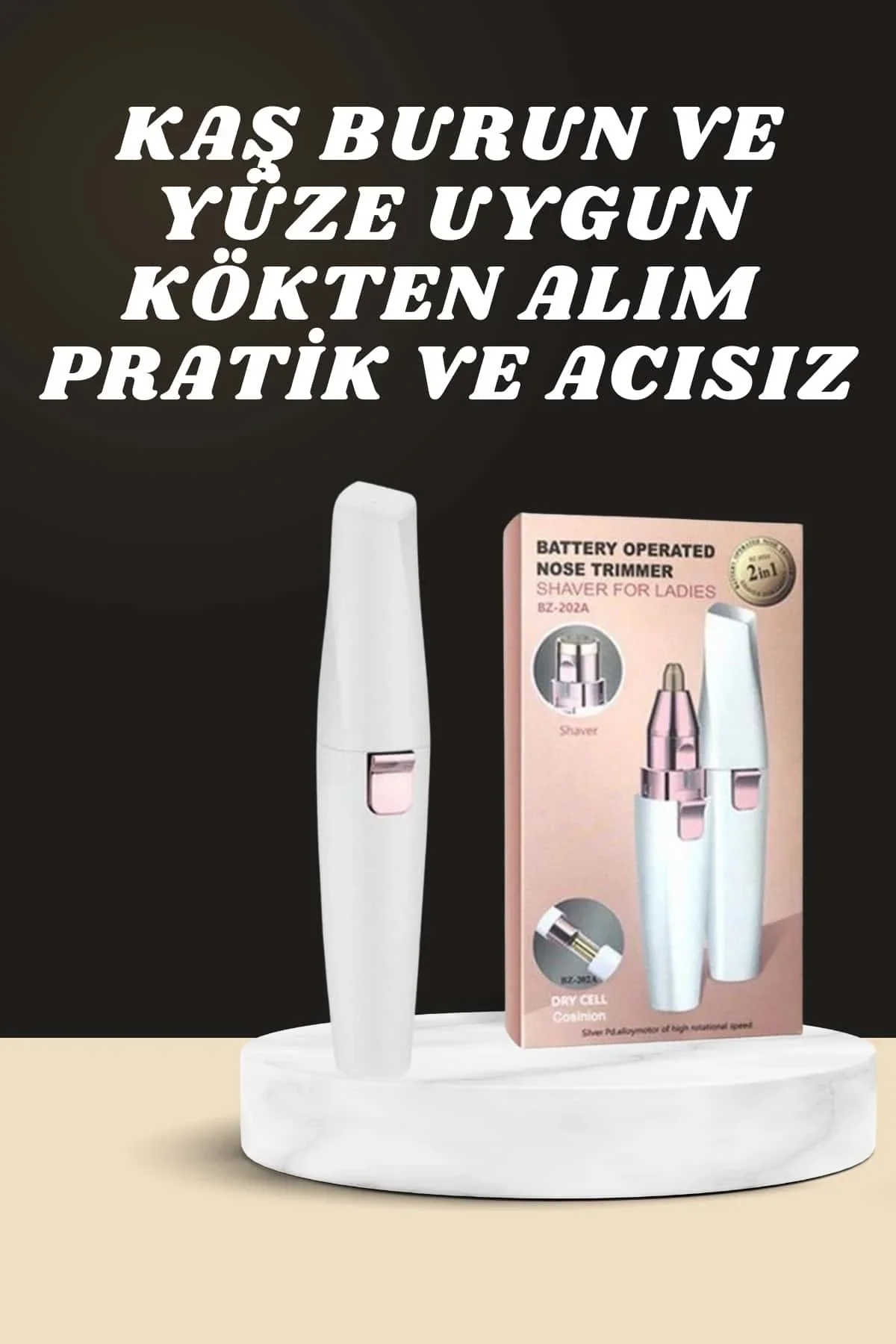 Kulak Burun Ve Yüz Epilasyon Aleti Ve Yüz Masaj Aleti İkili Cilt Bakım Seti - Just Cheap Store Görsel 3