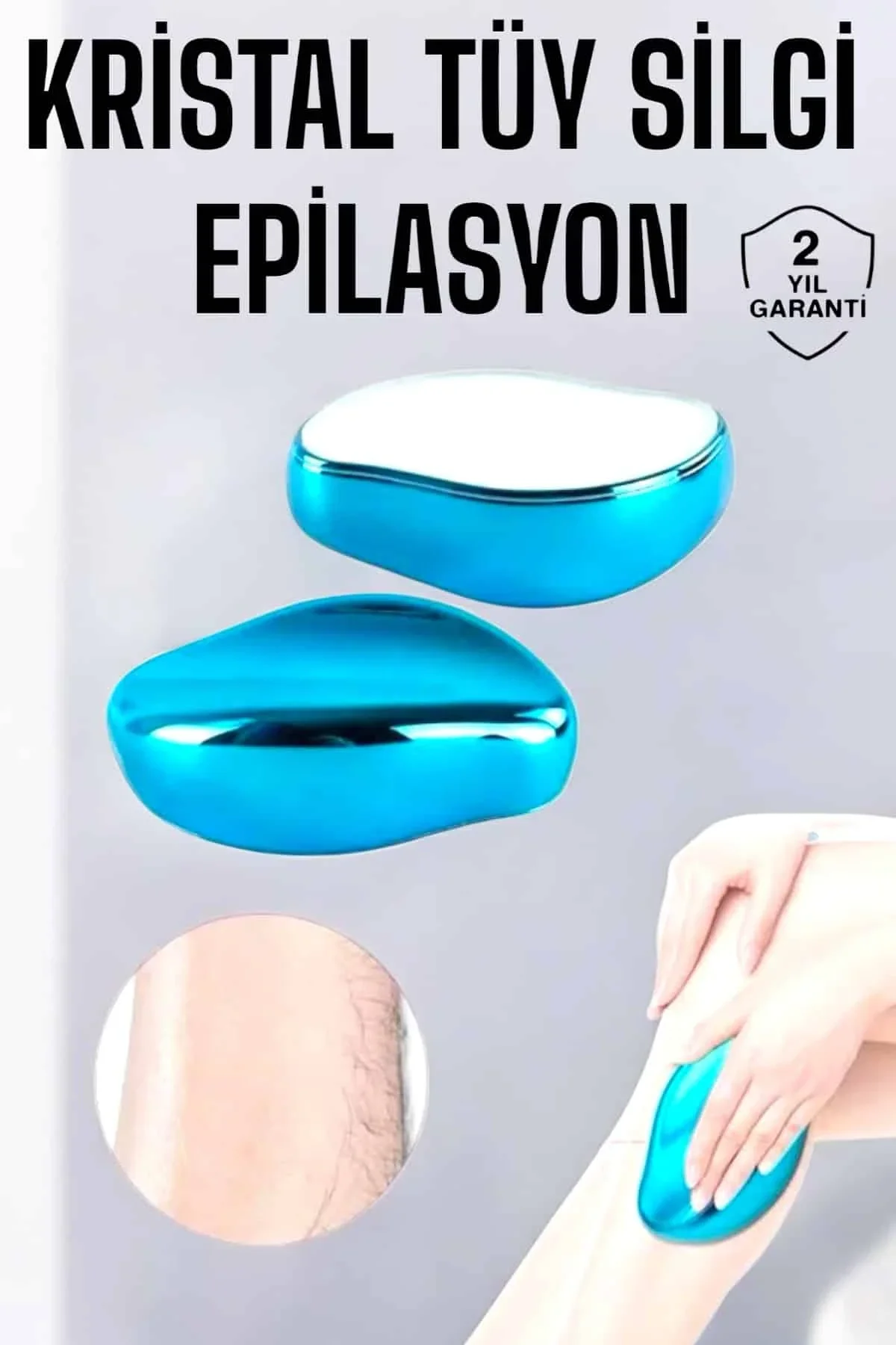 Epilasyon Aleti Bacaklar Kollar İçin Yıkanabilir Kristal Epilatör Tüy Silgi - Just Cheap Store Görsel 2
