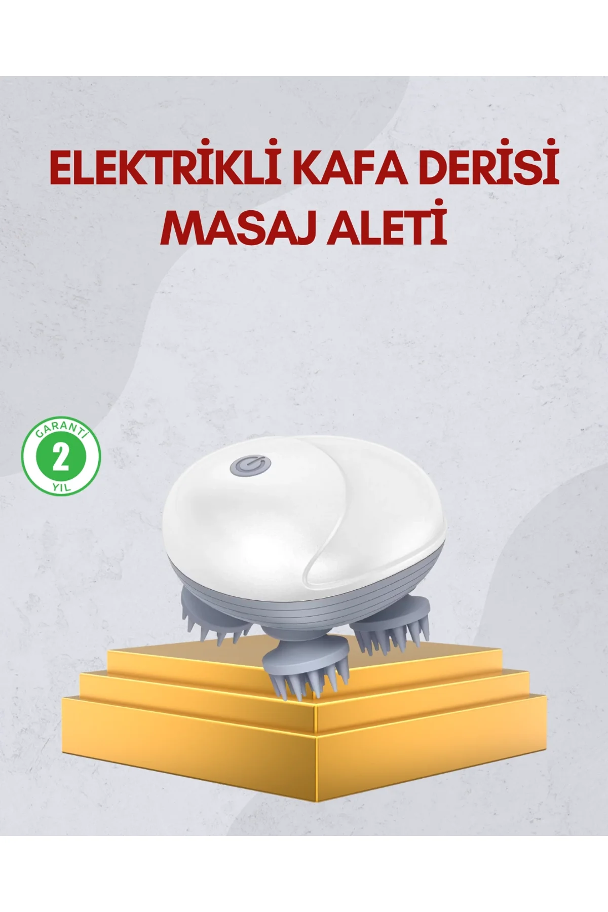 Kablosuz Kafa Ve Vücut Masaj Aleti Taşınabilir Tasarım