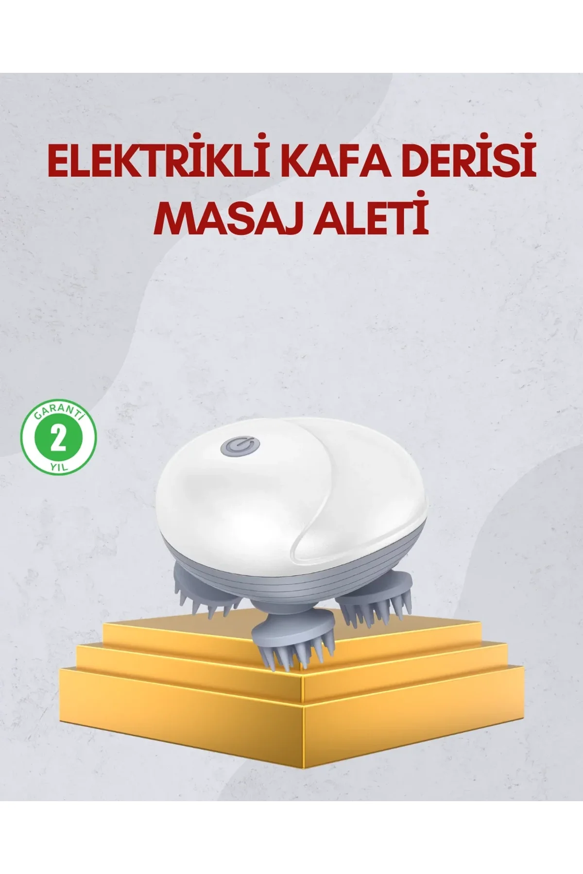 Kablosuz Kafa Ve Vücut Masaj Aleti Taşınabilir Tasarım - Just Cheap Store Görsel 2