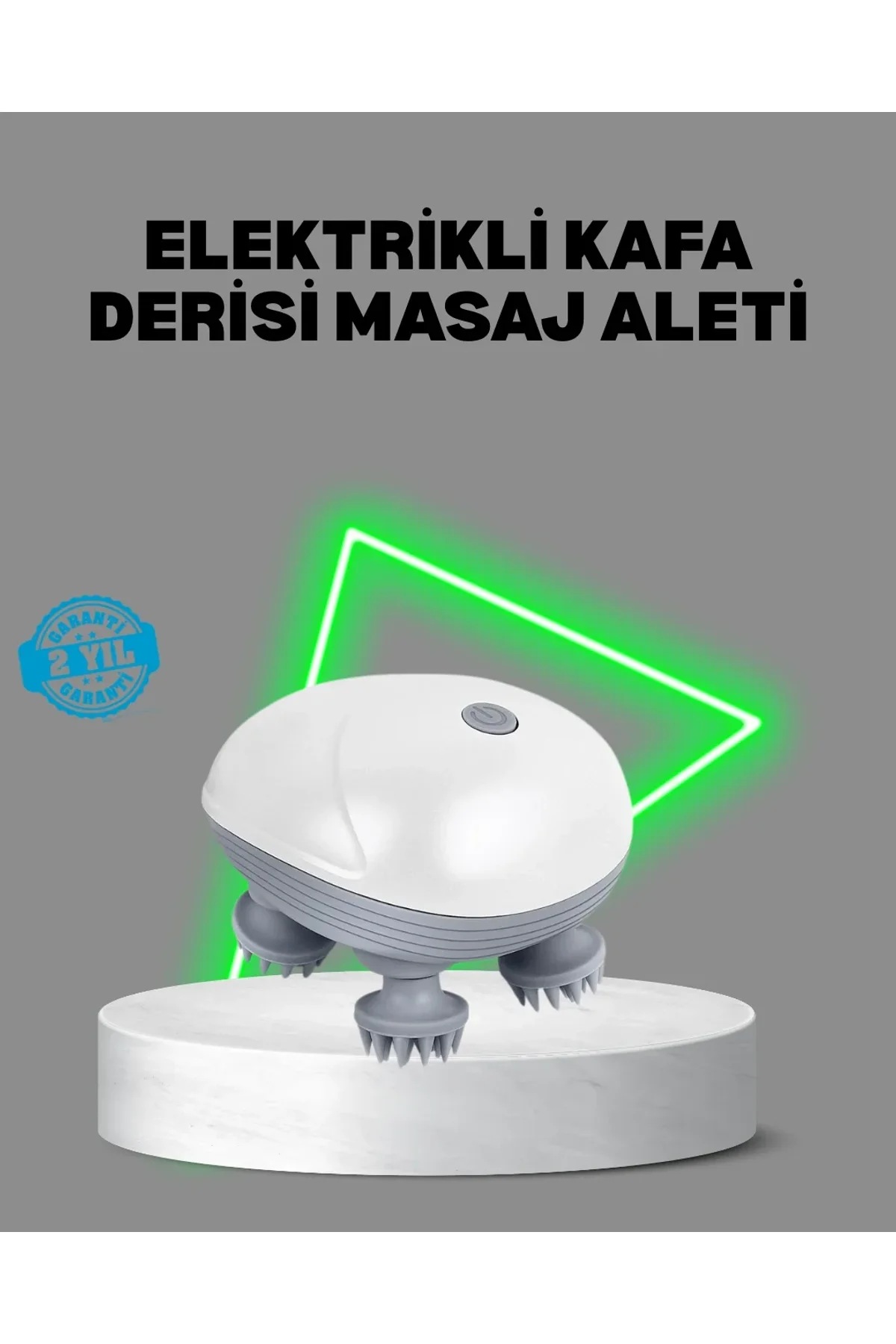 Elektrikli Kafa Derisi Masaj Aleti Islak Ve Kuru Kullanım - Just Cheap Store Görsel 2
