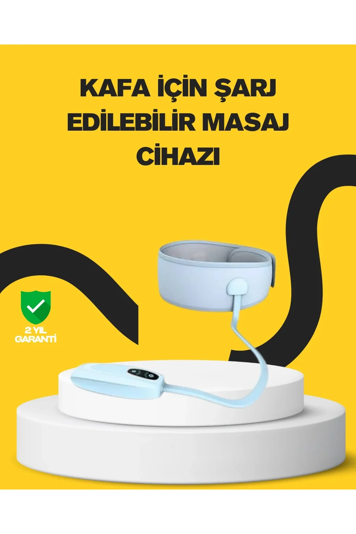 Baş Ve Şakak Masaj Aleti Isı Destekli Derin Rahatlama - Just Cheap Store Görsel 2