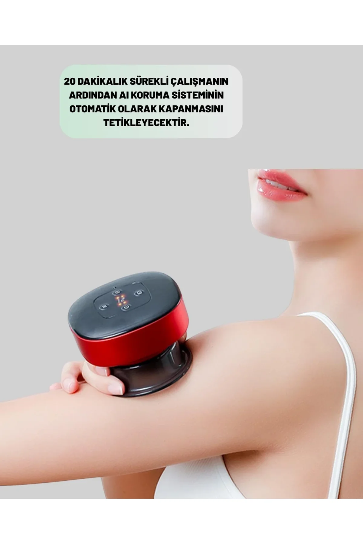 Vakumlu Masaj Aleti Çok Kademeli Emme Isıtmalı Ev Tipi Terapi - Just Cheap Store Görsel 4