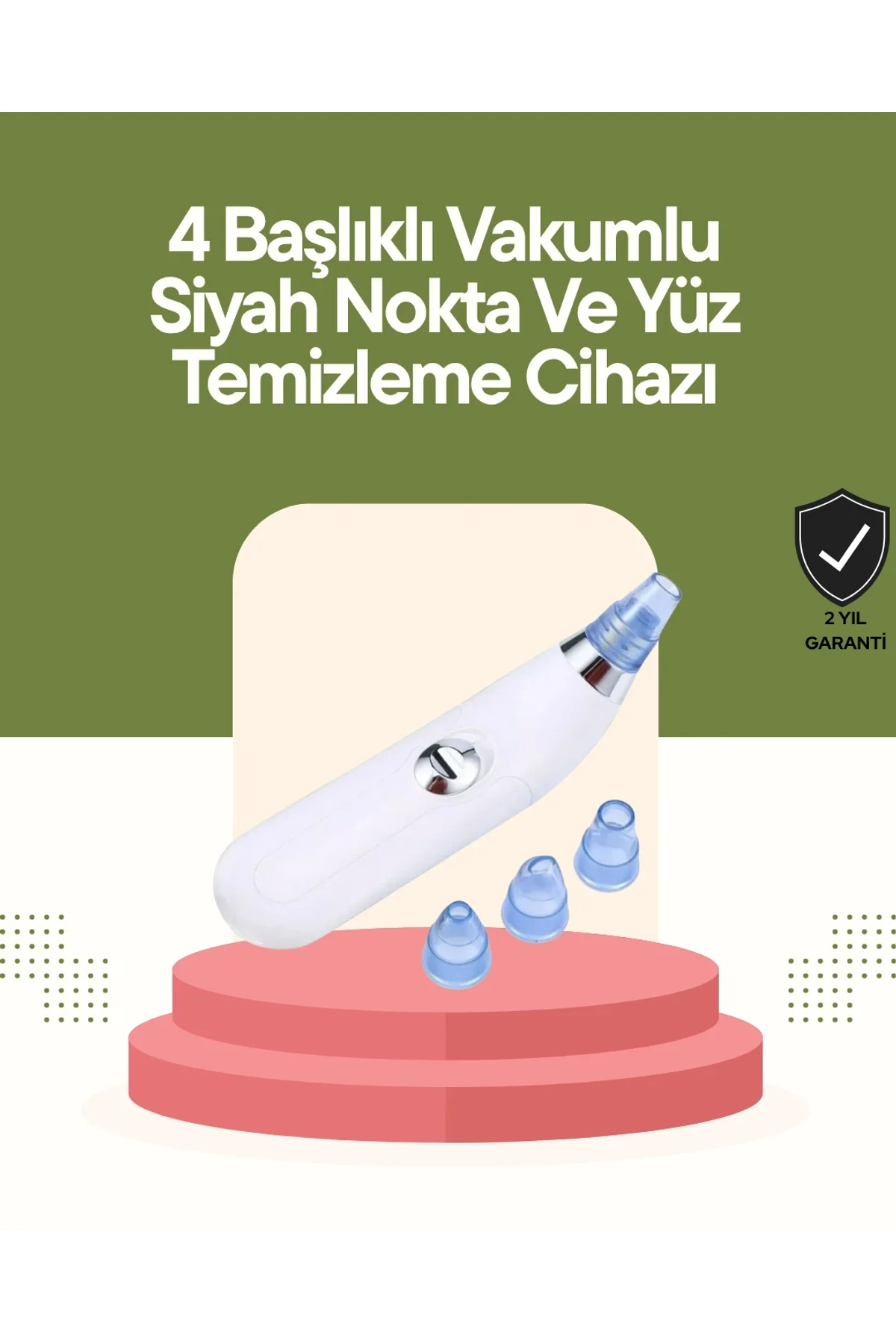 Usb Destekli 4 Başlıklı Siyah Nokta Vakum Cihazı – Gözenek Temizleyici Ve Cilt Yenileyici Bakım Alet