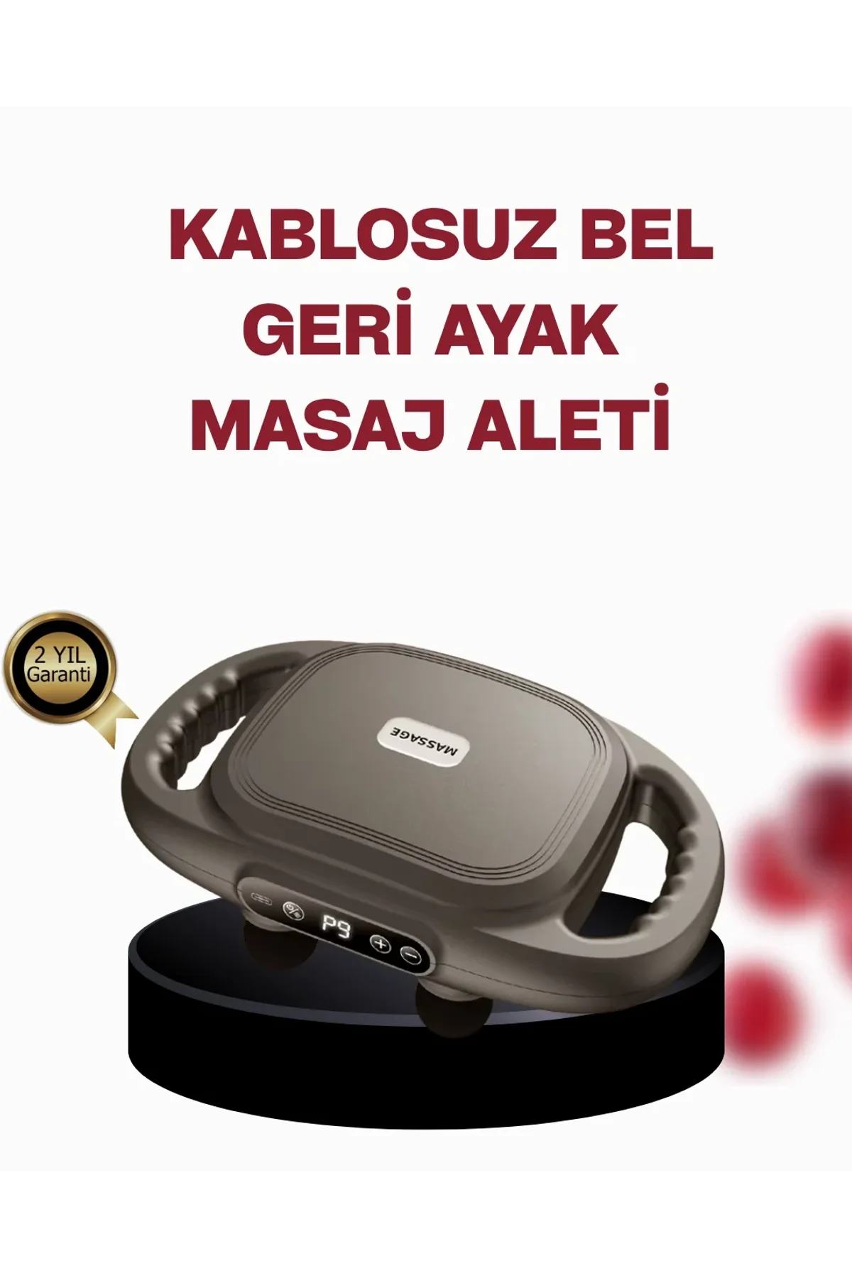 Geliştirilmiş 6 Başlıklı Şarjlı Masaj Aleti 2000 Mah Derin Doku Masajı - Just Cheap Store Görsel 2