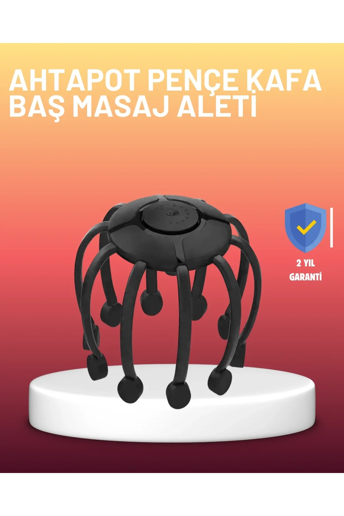 Usb Şarjlı Kafa Masaj Aleti 3 Modlu 8 Başlıklı Stres Giderici - Just Cheap Store Görsel 2