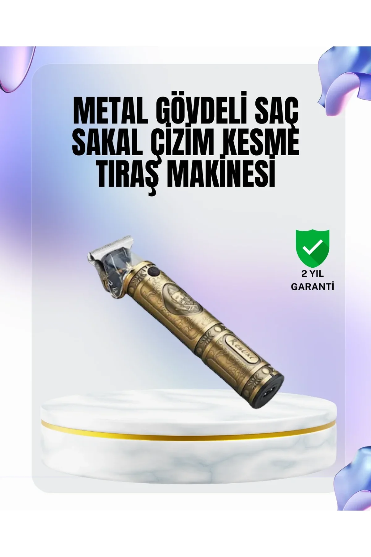 4 Kılavuz Taraklı Profesyonel Saç Ve Sakal Kesme Makinesi - Just Cheap Store Görsel 2