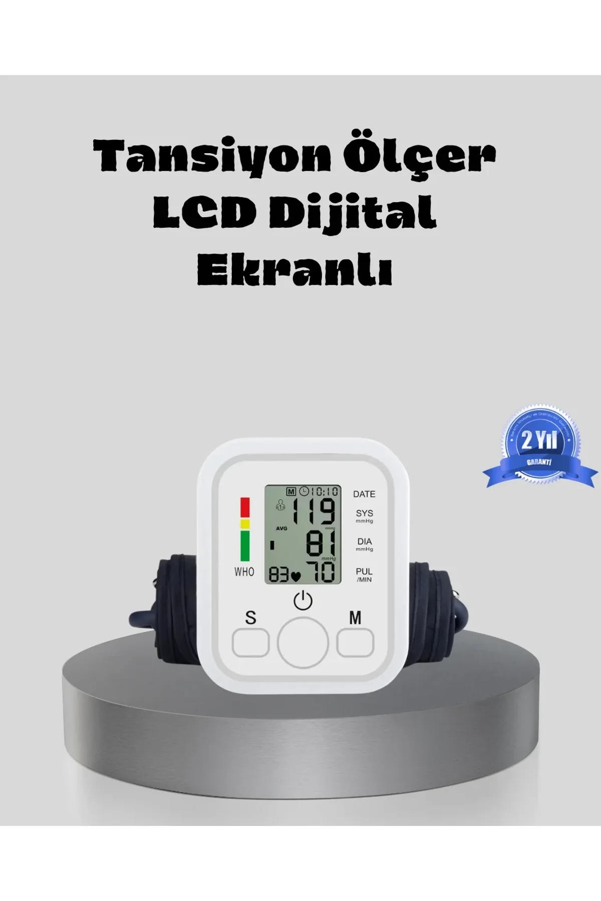 Üst Koldan Ölçüm Dijital Tansiyon Aleti – Ihb Aritmi Uyarılı Ve Çift Hafızalı - Just Cheap Store Görsel 2