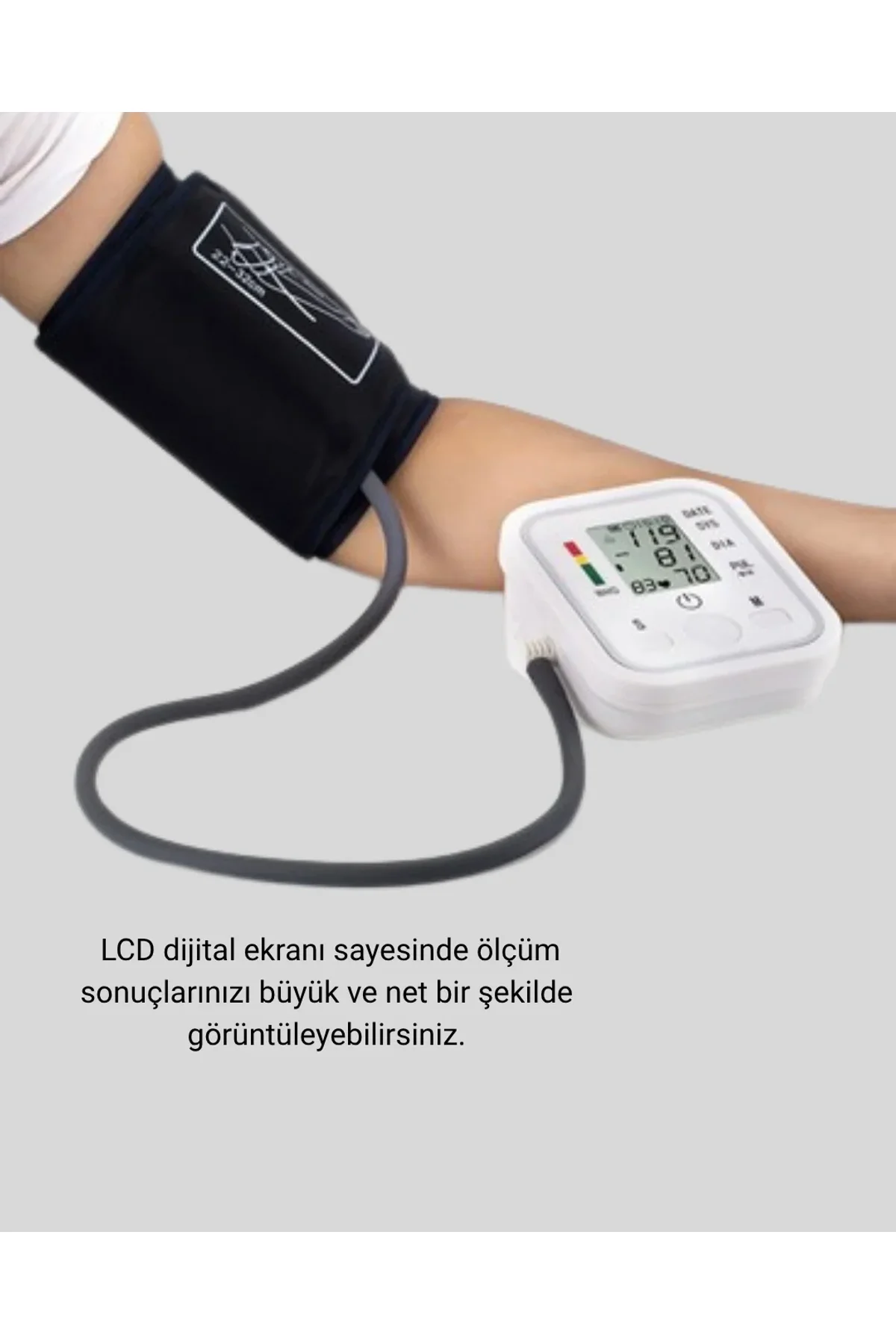 Üst Koldan Ölçüm Dijital Tansiyon Aleti – Ihb Aritmi Uyarılı Ve Çift Hafızalı - Just Cheap Store Görsel 3