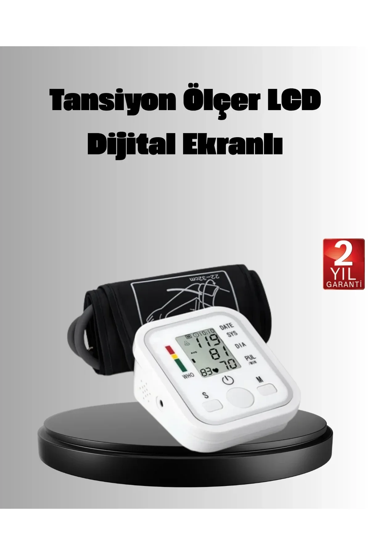 Üst Koldan Ölçüm Dijital Tansiyon Aleti – Ihb Aritmi Uyarılı Ve Çift Hafızalı - Just Cheap Store Görsel 2