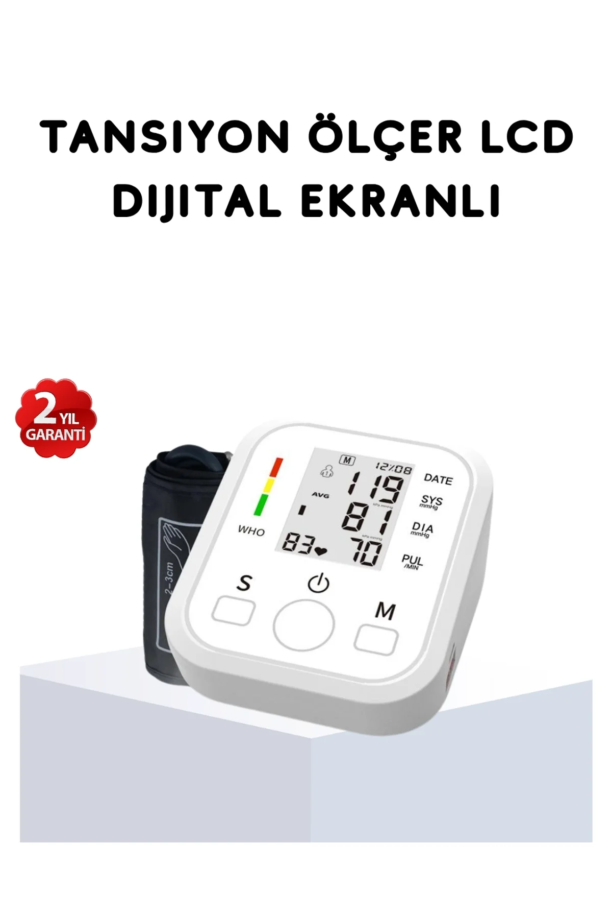 Üst Koldan Ölçüm Dijital Tansiyon Aleti – Ihb Aritmi Uyarılı Ve Çift Hafızalı