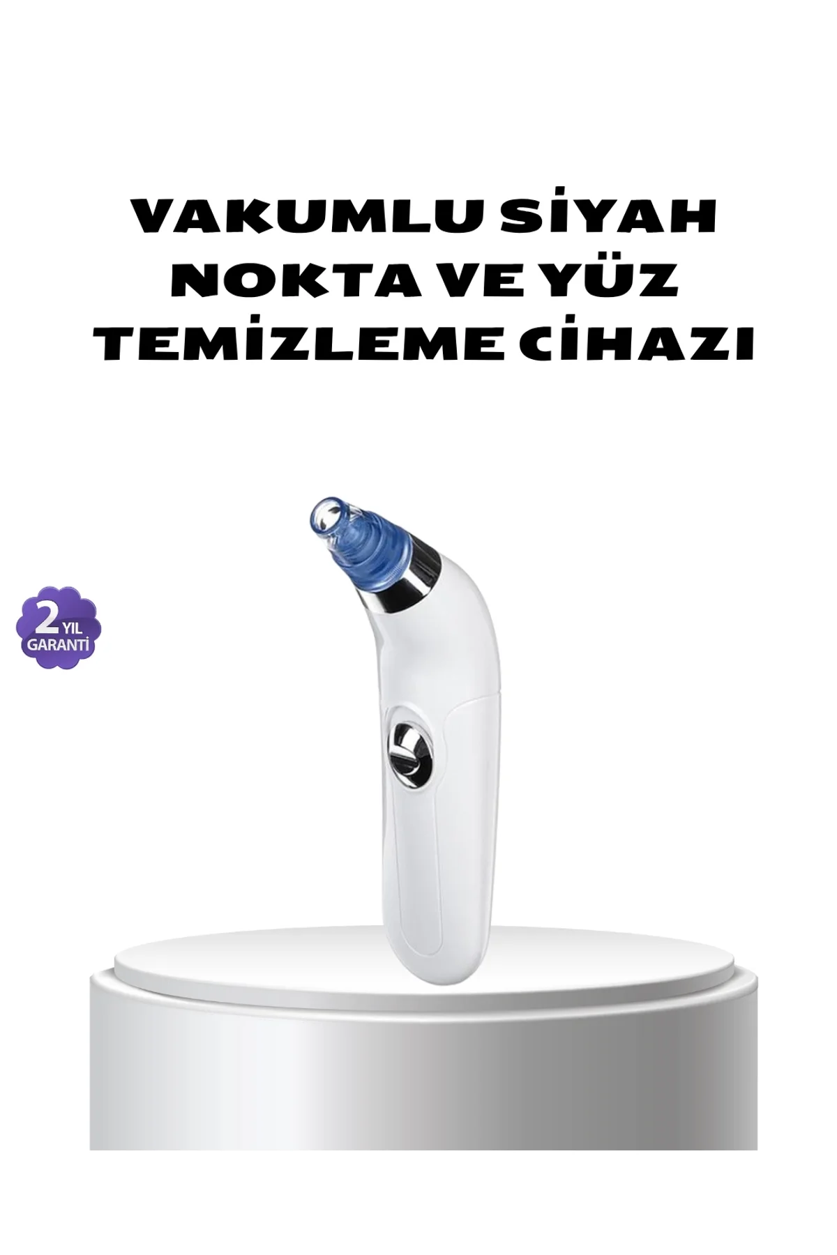 Vakumlu Siyah Nokta Temizleme Cihazı – 5 Kademe Güç Ve 4 Başlıklı Derin Cilt Bakımı