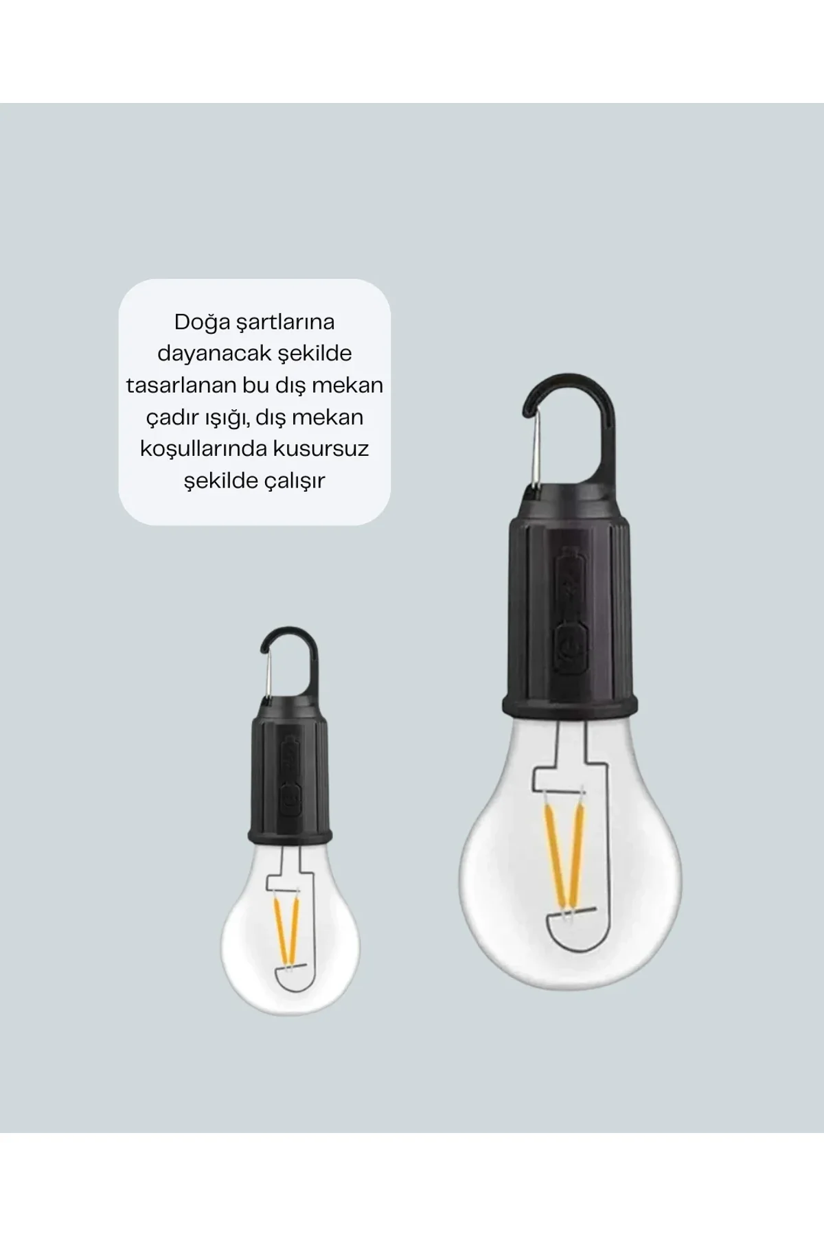 Akıllı Sensörlü Usb Şarjlı Kamp Lambası - Just Cheap Store Görsel 5