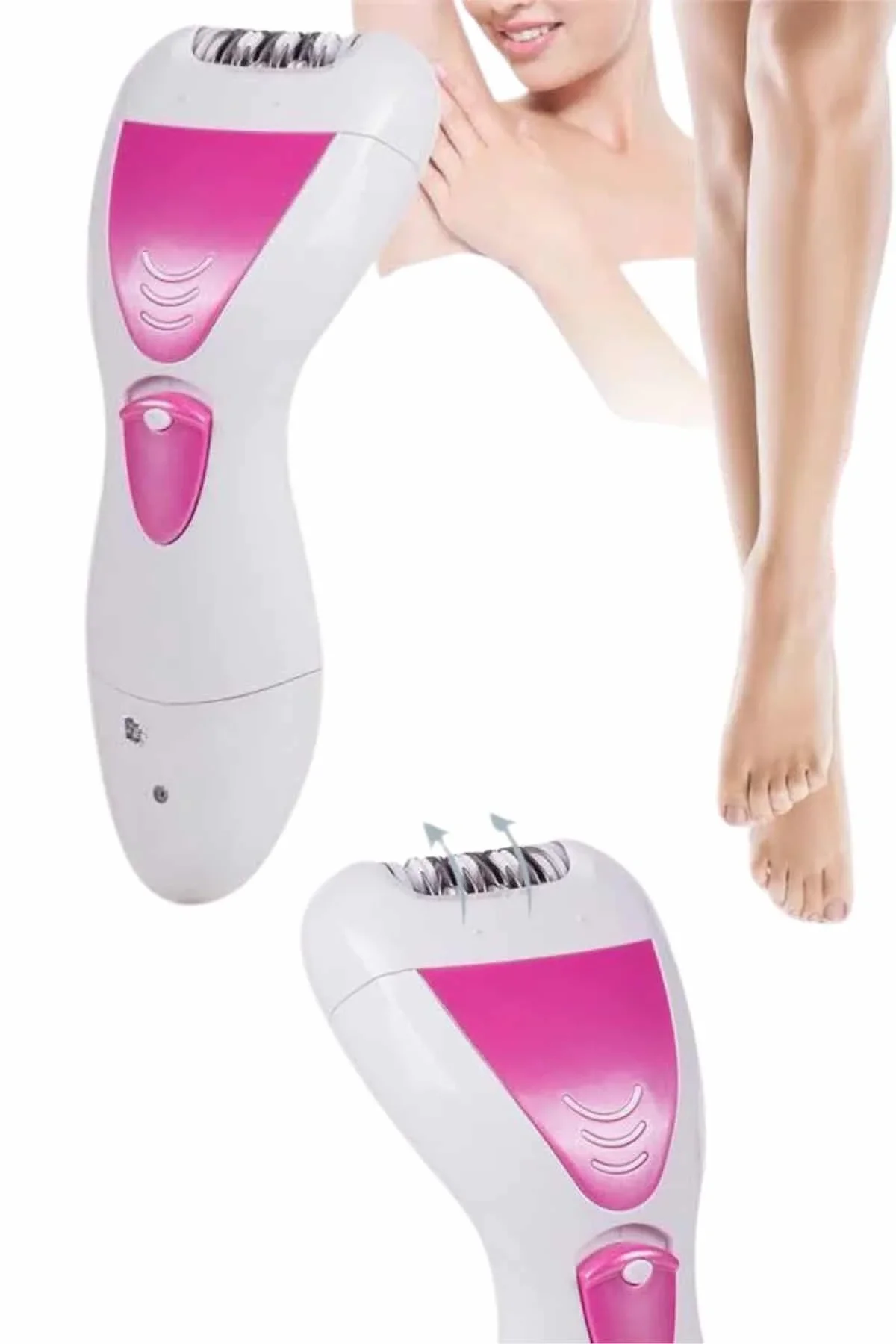 Ayak Törpü Başlıklı Epilatör Aleti 4 Başlıklı Taşınabilir Şarjlı Epilasyon Cihazı - Just Cheap Store Görsel 3