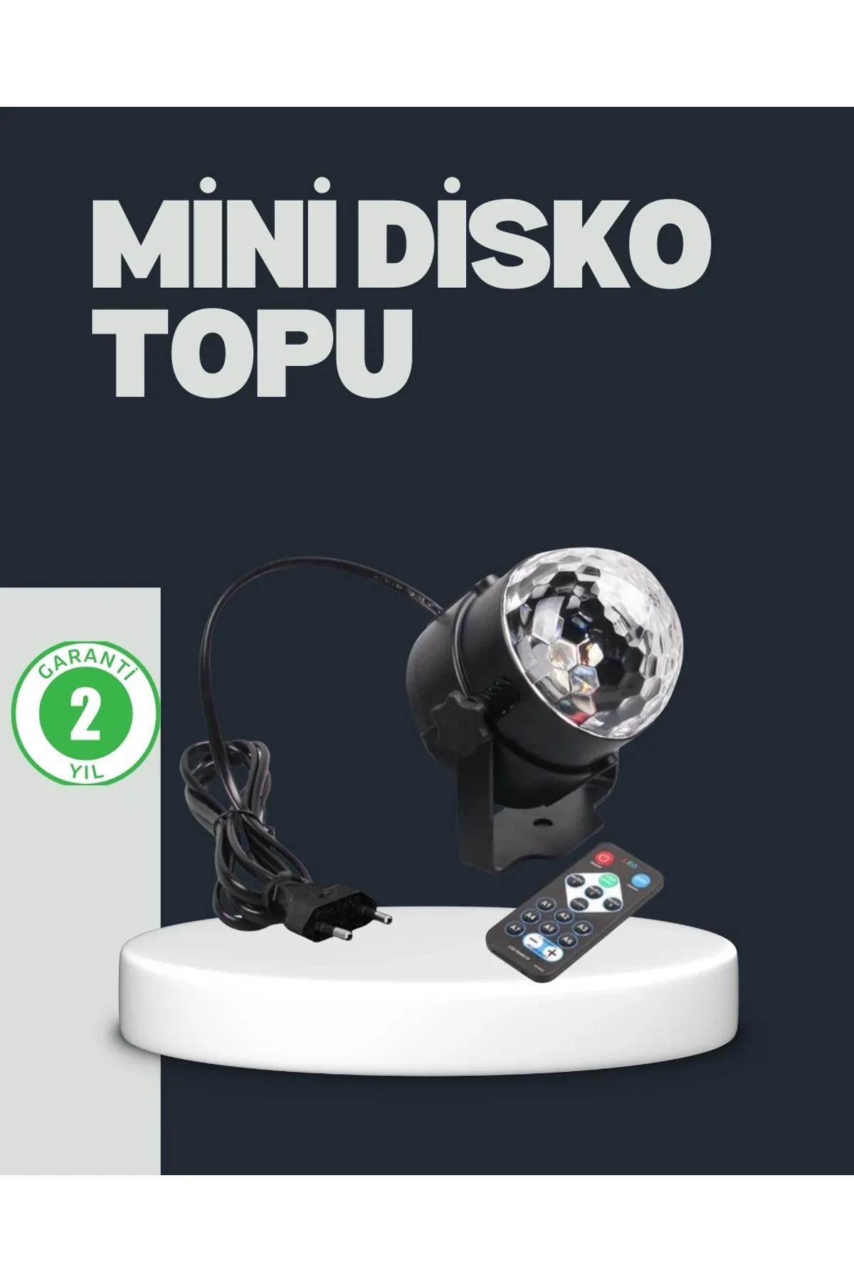 Rgb Led Disko Küresi 7 Modlu Uzaktan Kumandalı - Just Cheap Store Görsel 2