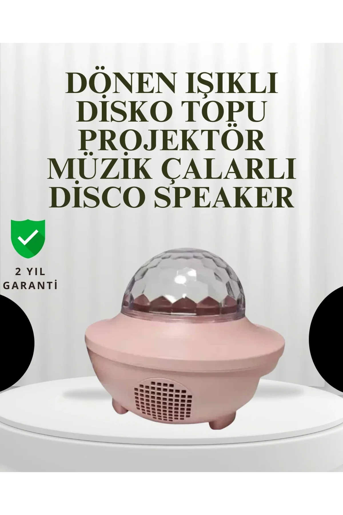 Sesle Etkileşimli Yıldız Projektörlü Gece Lambası – Bluetooth Hoparlörlü, Usb Girişli, Dönen Okyanus - Just Cheap Store Görsel 2