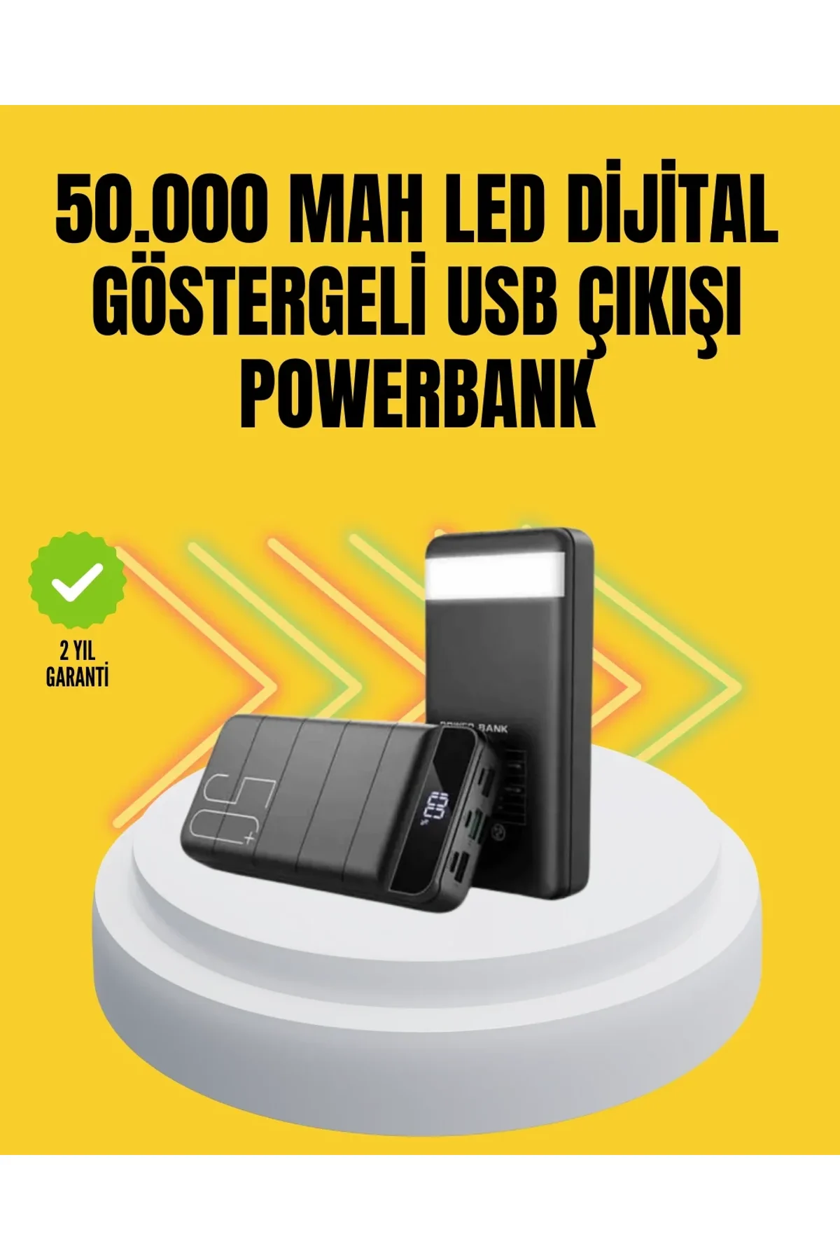 Profesyonel 50.000 Mah Powerbank – Aynı Anda Birden Fazla Cihaz Şarj Eden, Dayanıklı Ve Güvenli Taşı - Just Cheap Store Görsel 2