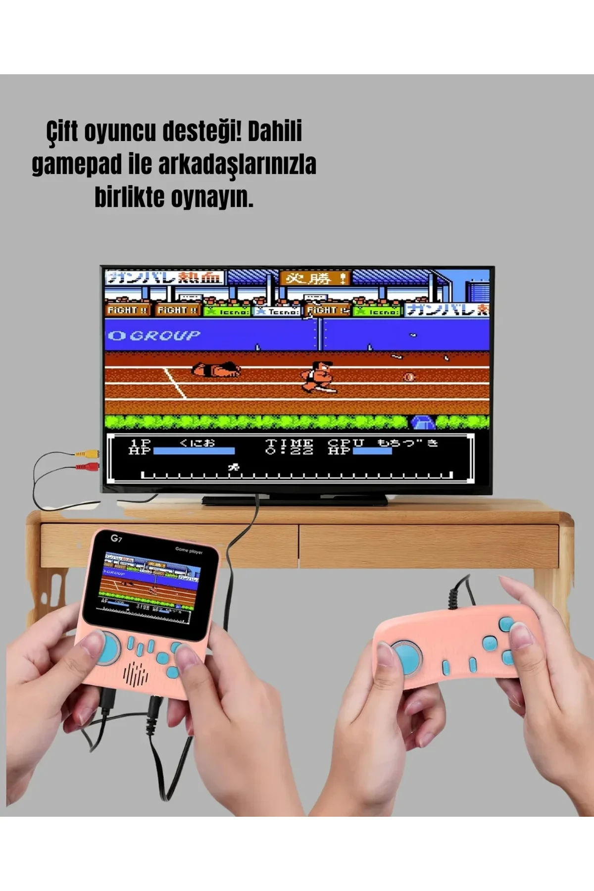3.5 İnç Lcd Ekranlı 666 Oyunlu Taşınabilir Retro Oyun Konsolu - Just Cheap Store Görsel 5