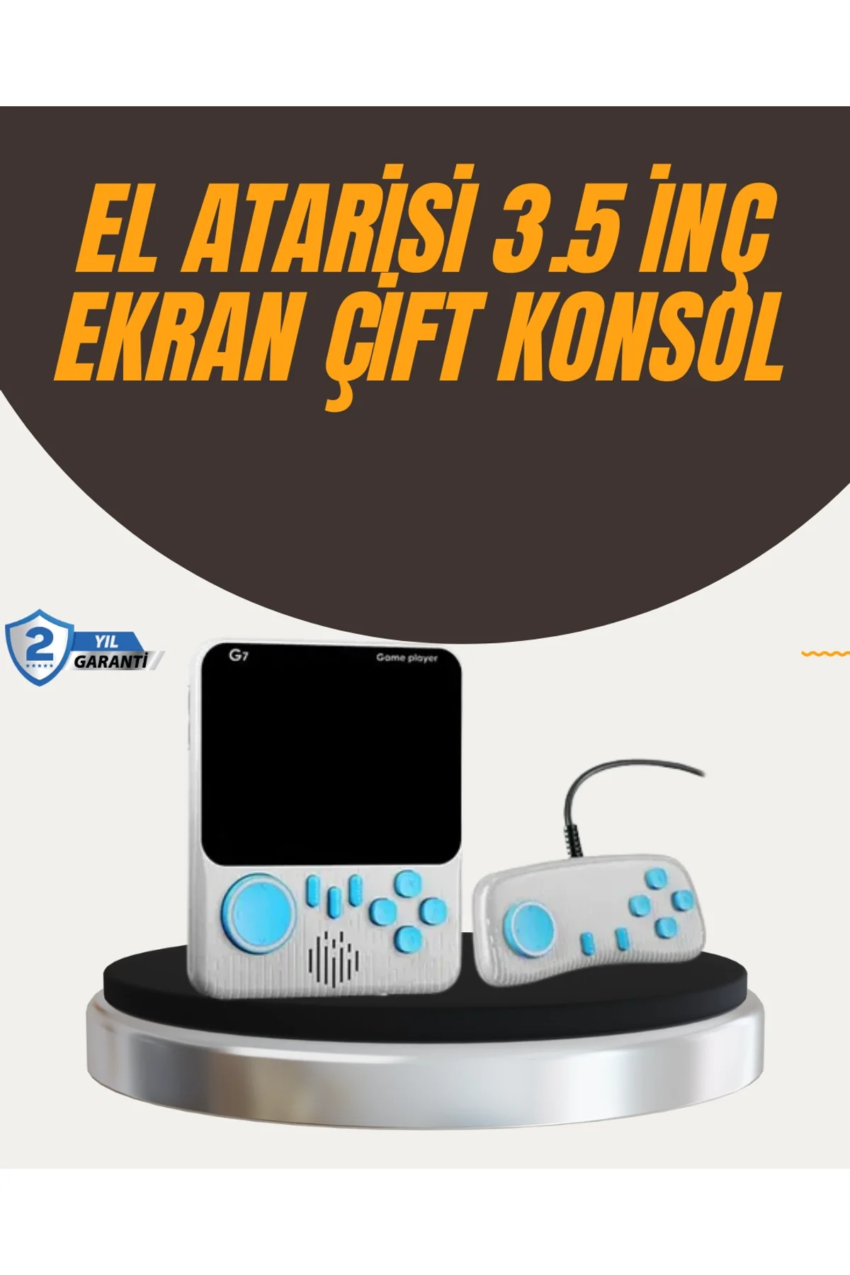 İki Kişilik Oyun Deneyimi Sunan Taşınabilir Retro Konsol