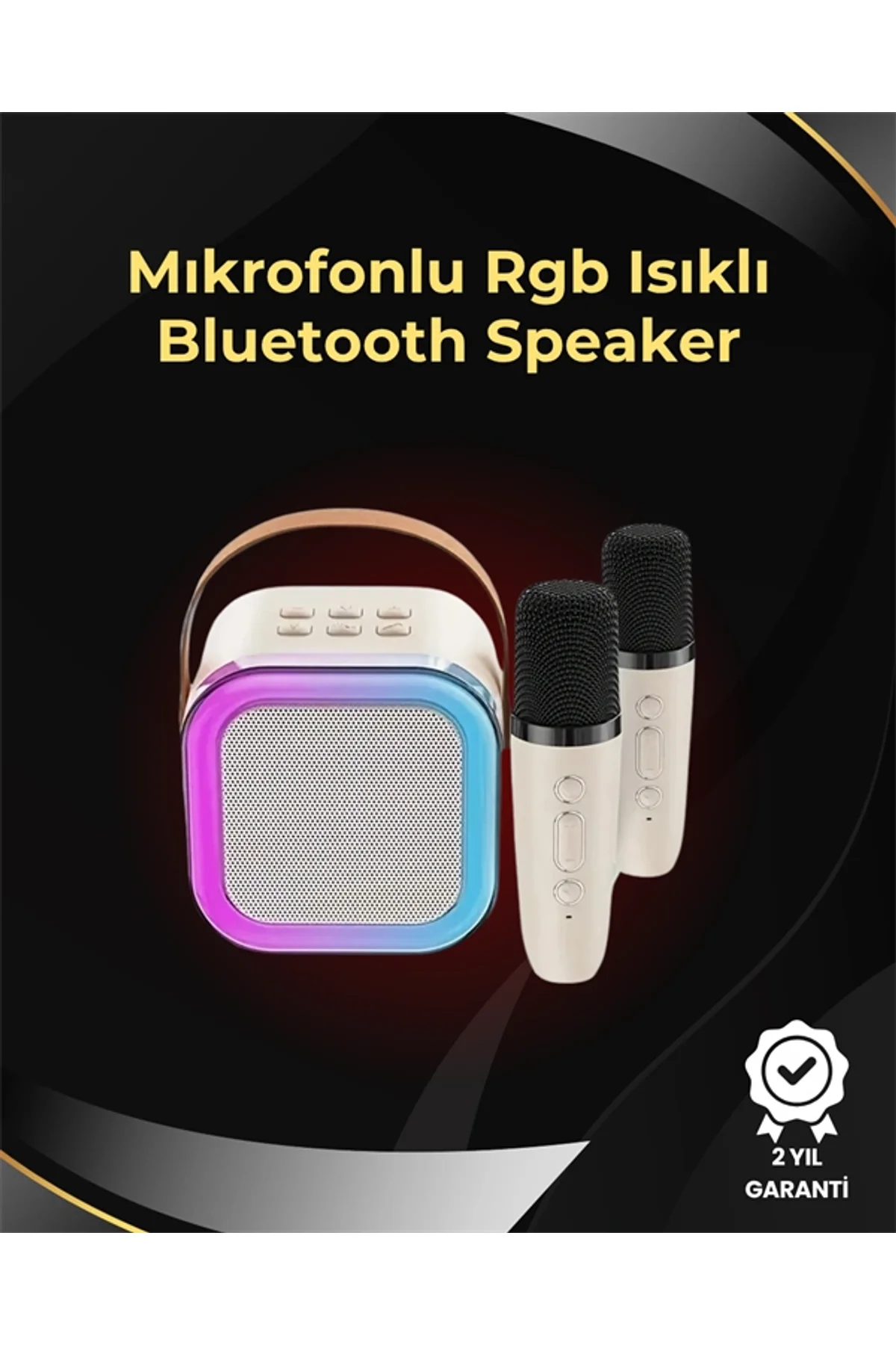 Kompakt Tasarımlı Ve Kolay Taşınabilir Karaoke Sistemi