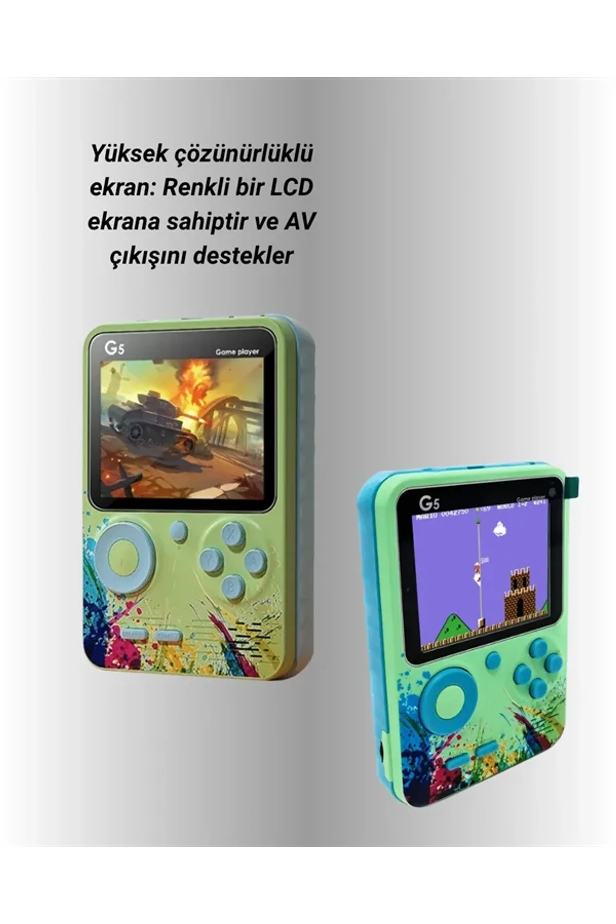 G5 Taşınabilir Retro Oyun Konsolu – Çocuk Ve Yetişkinler İçin - Just Cheap Store Görsel 5
