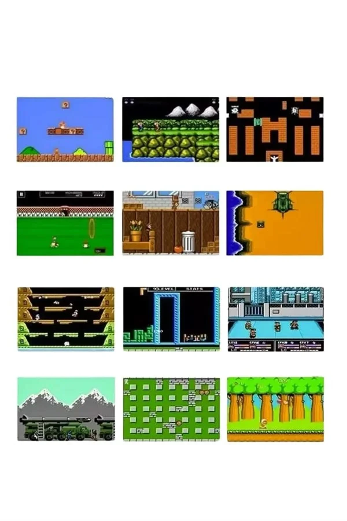 Çocuklara Özel Taşınabilir Sup El Atarisi 400 Oyunlu Nostaljik Oyun Konsolu - Just Cheap Store Görsel 5