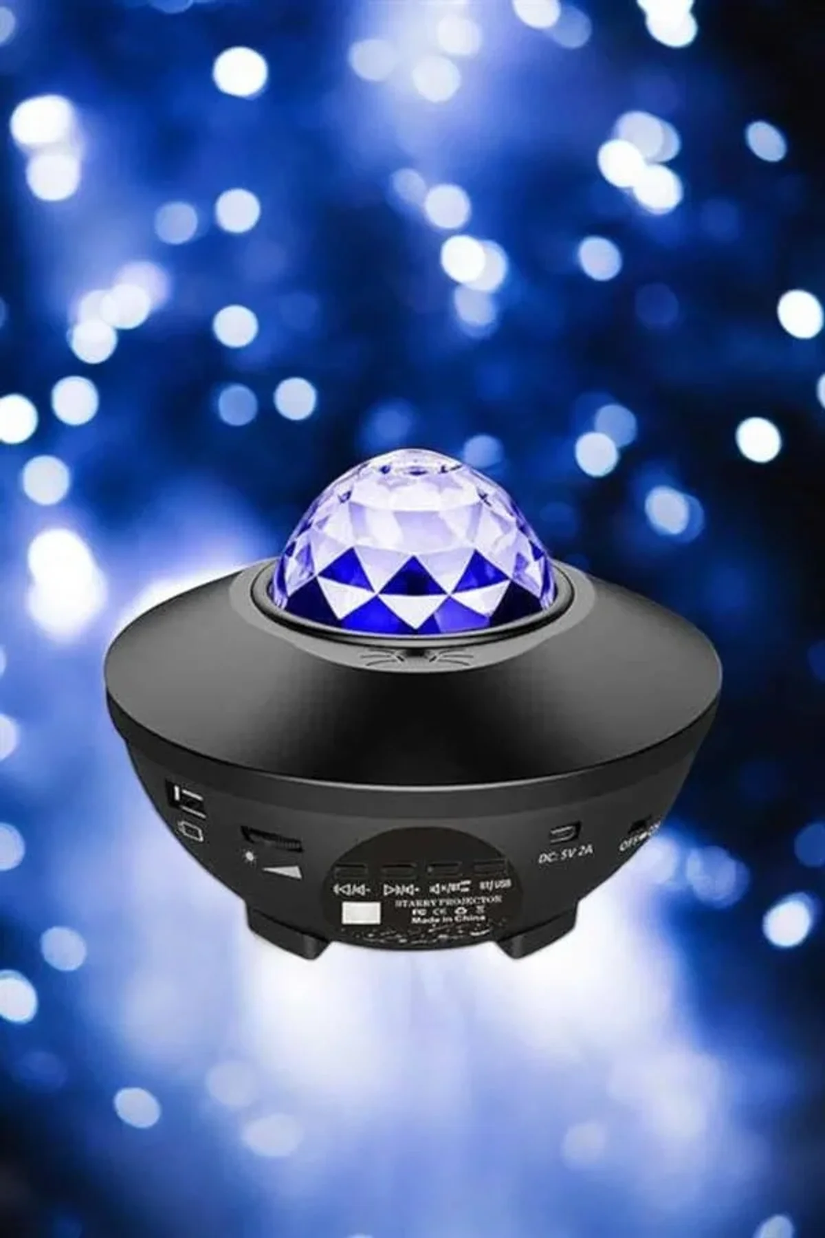 Projektör Yıldız Gece Lambası Disko Topu Bluetooth Bağlantılı Taşınabilir Şarjlı - Just Cheap Store Görsel 5