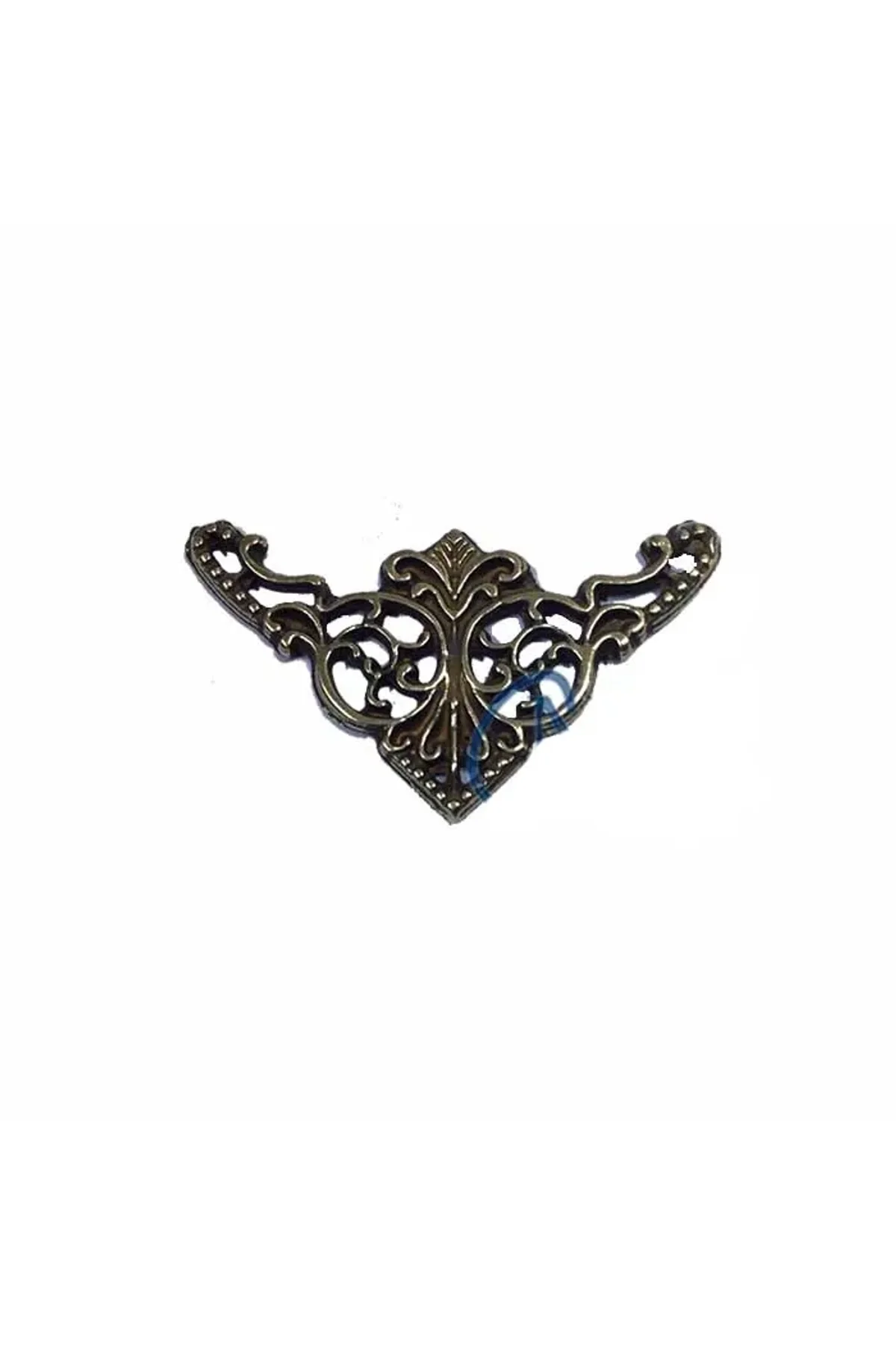 Dekoratif Köşe Süsü, Köşelik - Küçük, 19x34mm, Antik, 100 Adet - Just Cheap Store Görsel 3