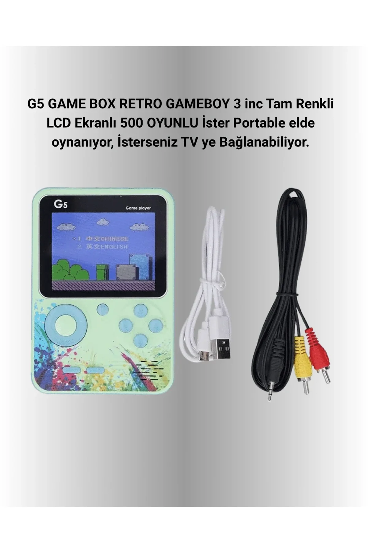 G5 Taşınabilir Retro Oyun Konsolu – Çocuk Ve Yetişkinler İçin - Just Cheap Store Görsel 3