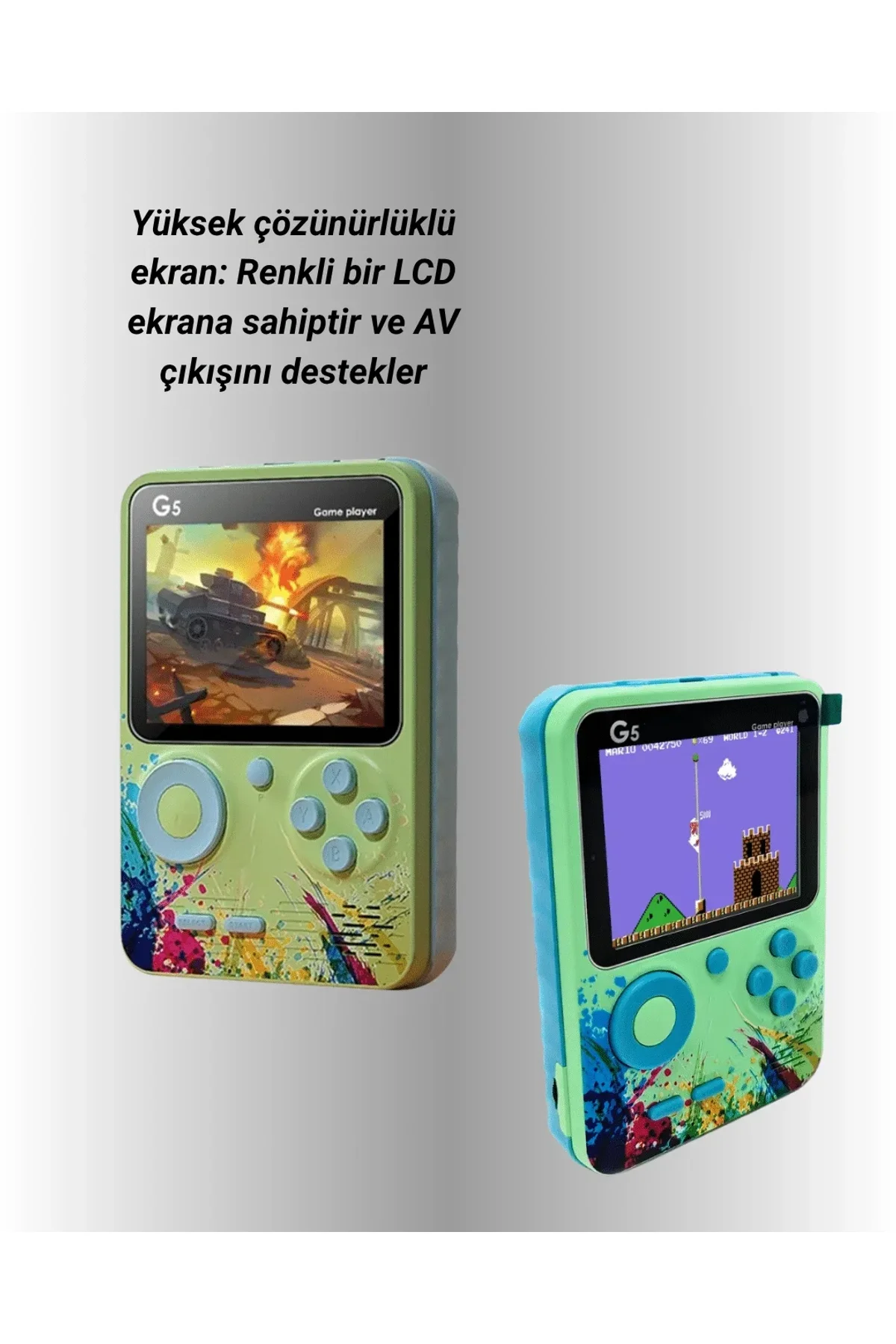 G5 Taşınabilir Retro Oyun Konsolu – Çocuk Ve Yetişkinler İçin - Just Cheap Store Görsel 5