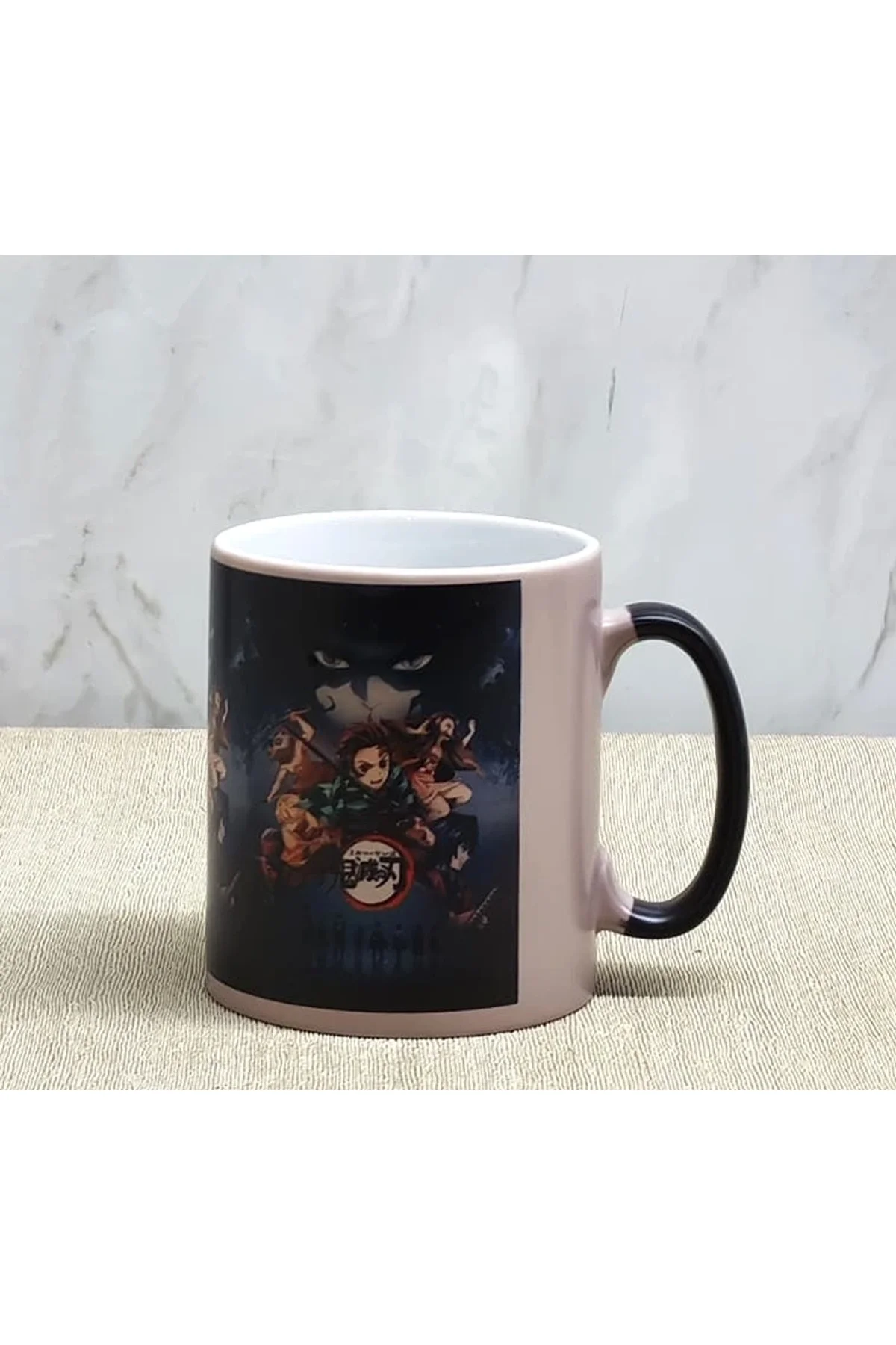 Porselen Renk Değiştiren Demon Slayer Kupa Bardak Aalk380