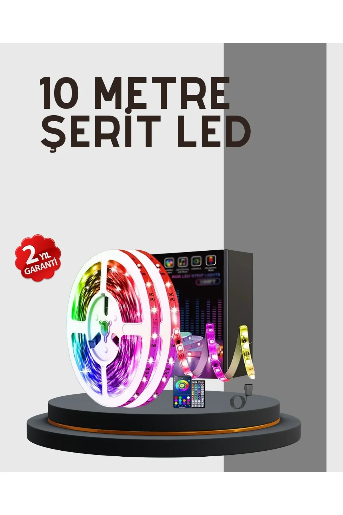 Su Geçirmez 10m Smart Şerit Led Tv Arkası Ve Oda Dekorasyonu İçin - Just Cheap Store Görsel 2