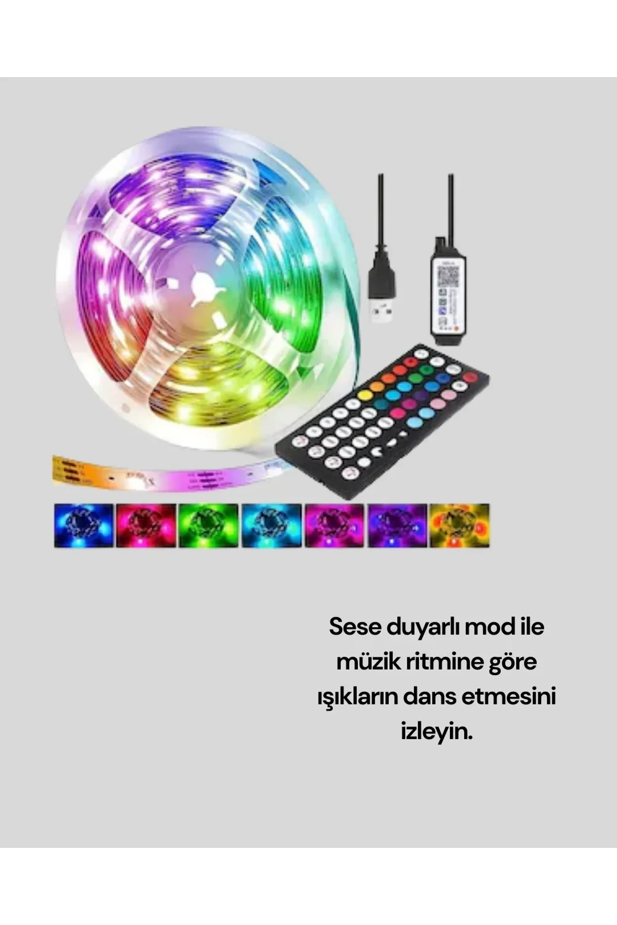 Su Geçirmez 10m Smart Şerit Led Tv Arkası Ve Oda Dekorasyonu İçin - Just Cheap Store Görsel 4