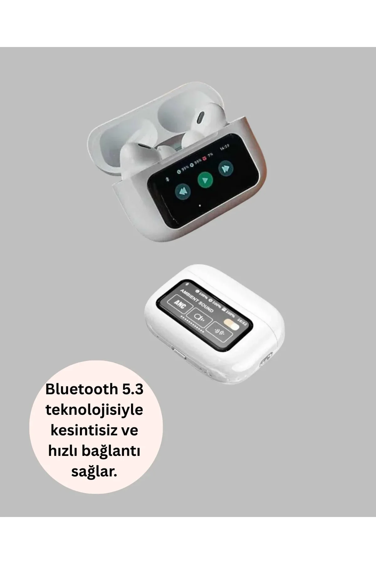 Akıllı Sensörlü Su Geçirmez Bluetooth Kulaklık Güçlü Batarya Ve Bass - Just Cheap Store Görsel 4