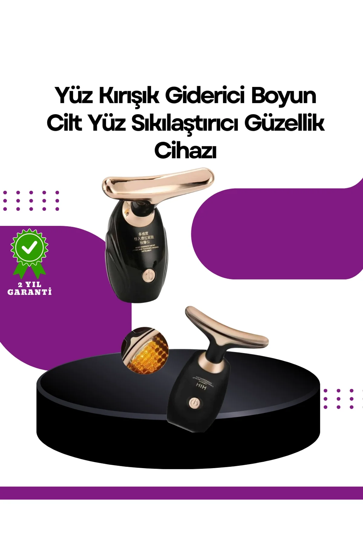 Yüz Masaj Aleti – Gözenek Sıkılaştırıcı &amp; Cilt Yenileyici Etki