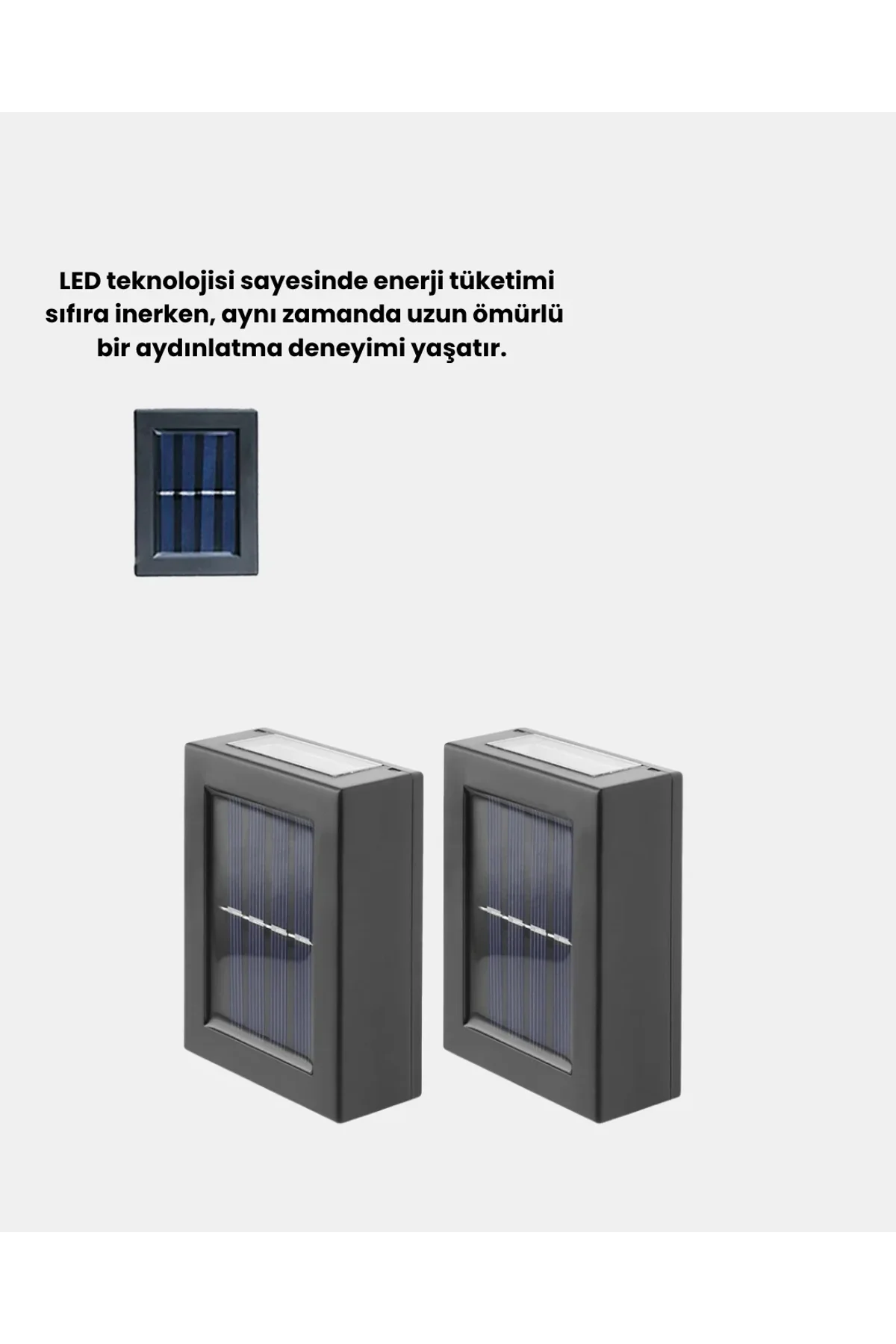 Güneş Enerjili Su Geçirmez Bahçe Apliği Uzun Ömürlü Led’li - Just Cheap Store Görsel 5