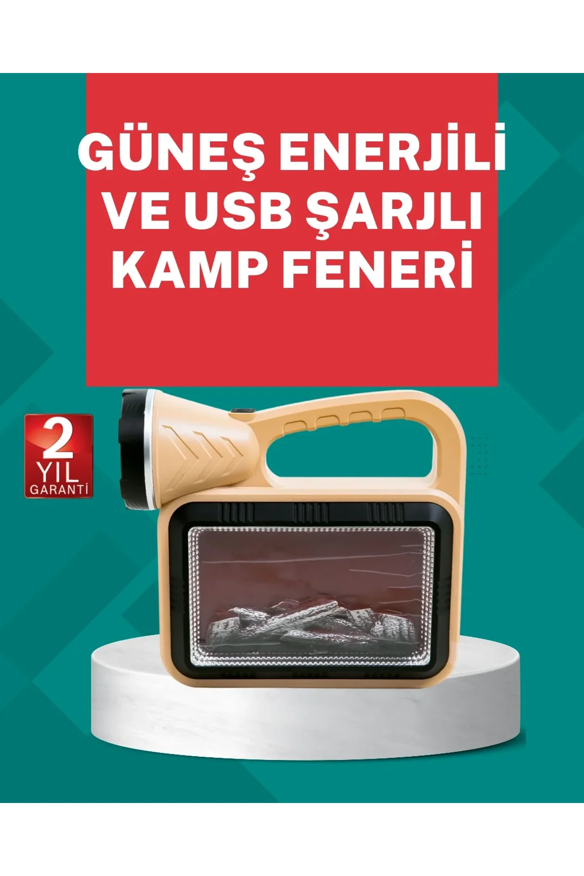 Alev Efektli Güneş Enerjili Lamba – Su Geçirmez - Just Cheap Store Görsel 2