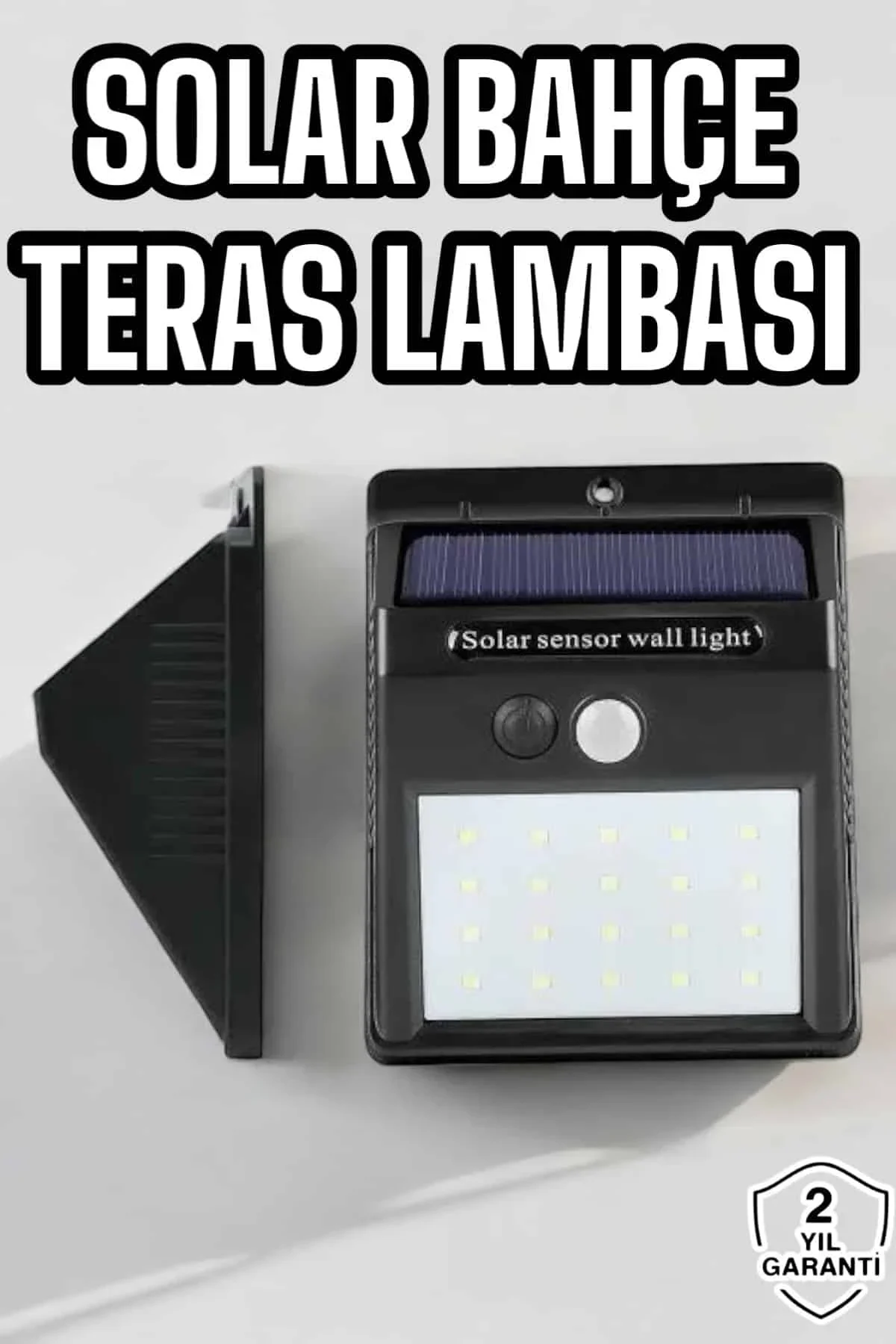 Güneş Enerjili Bahçe Lambası Solar Gece Aydınlatma Sensörlü Lamba - Just Cheap Store Görsel 2