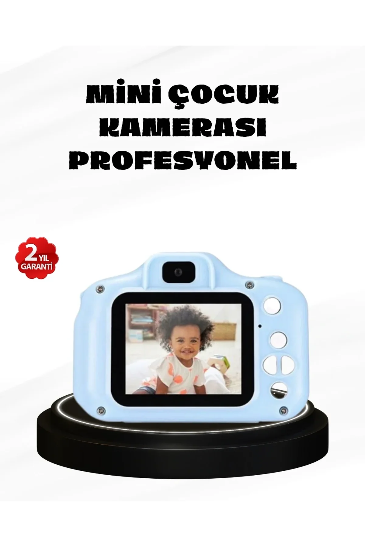 Çocuklar İçin Mini Dijital Kamera – 1080p Hd, 2.0 İnç Ekran, Komik Filtreli Ve Şarjlı - Just Cheap Store Görsel 2
