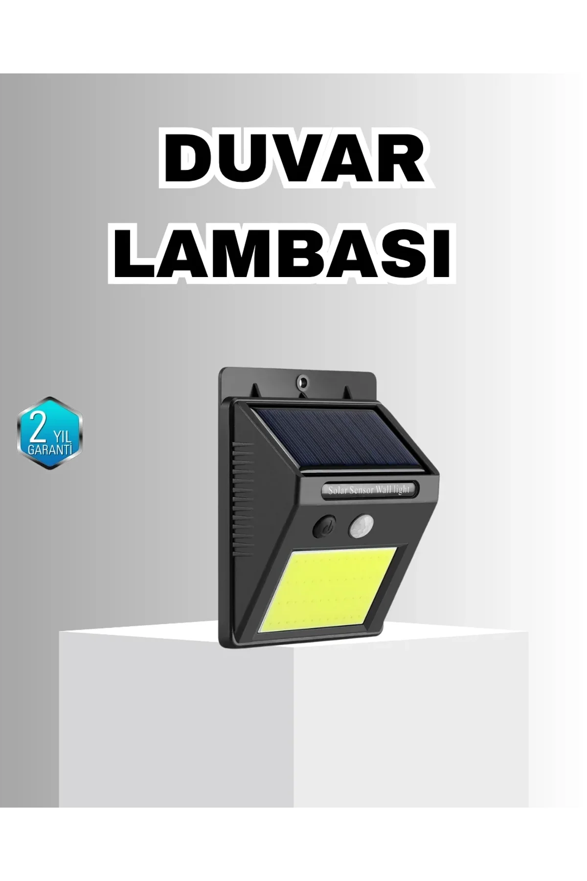 Solar Güçlü Led Dış Mekan Lambası – Güneş Enerjisiyle Şarj Olan Sensörlü Bahçe Işığı - Just Cheap Store Görsel 2