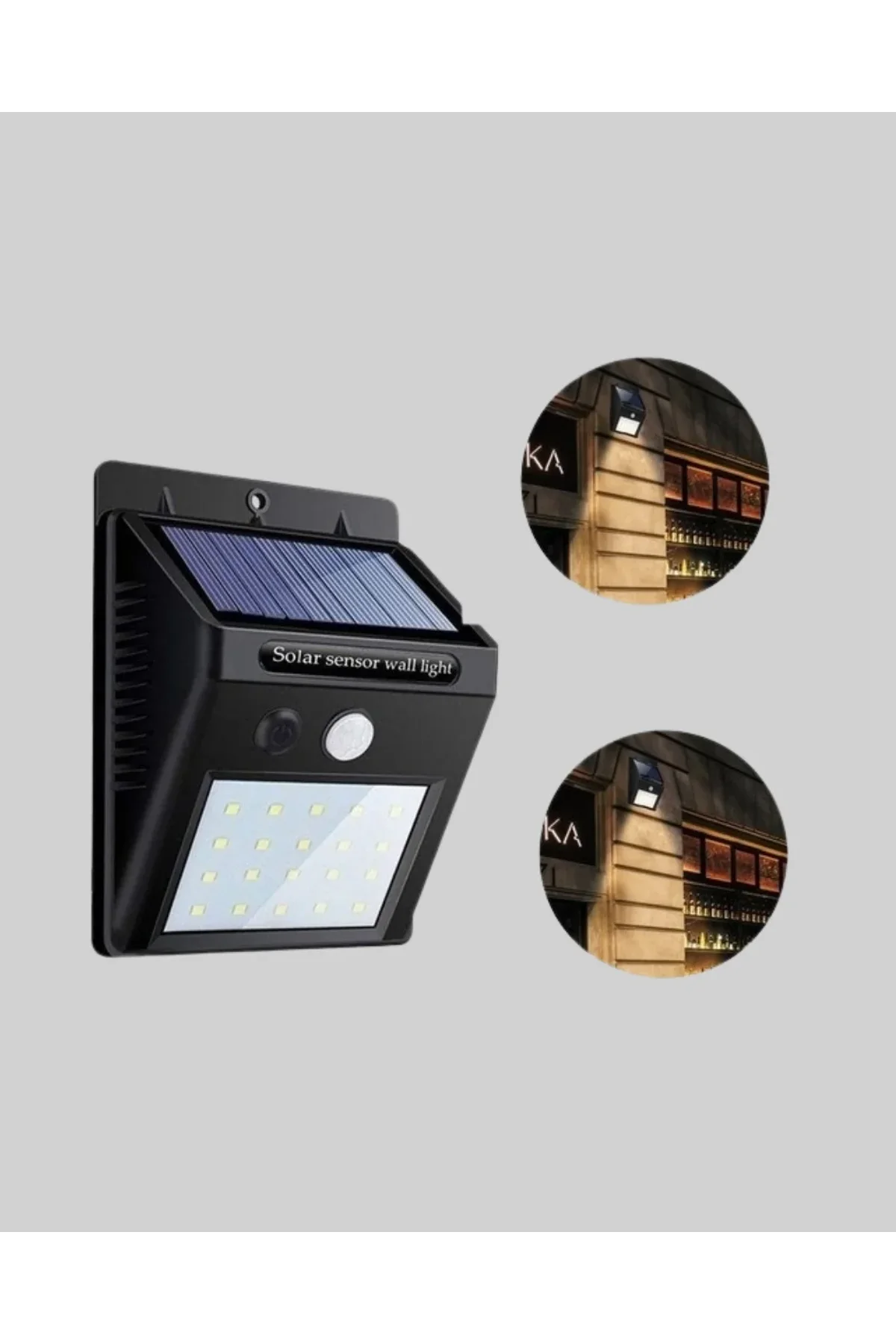 Güneş Enerjili 20 Led Hareket Sensörlü Lamba – Ip65 Su Geçirmez Dış Mekan Aydınlatma - Just Cheap Store Görsel 5